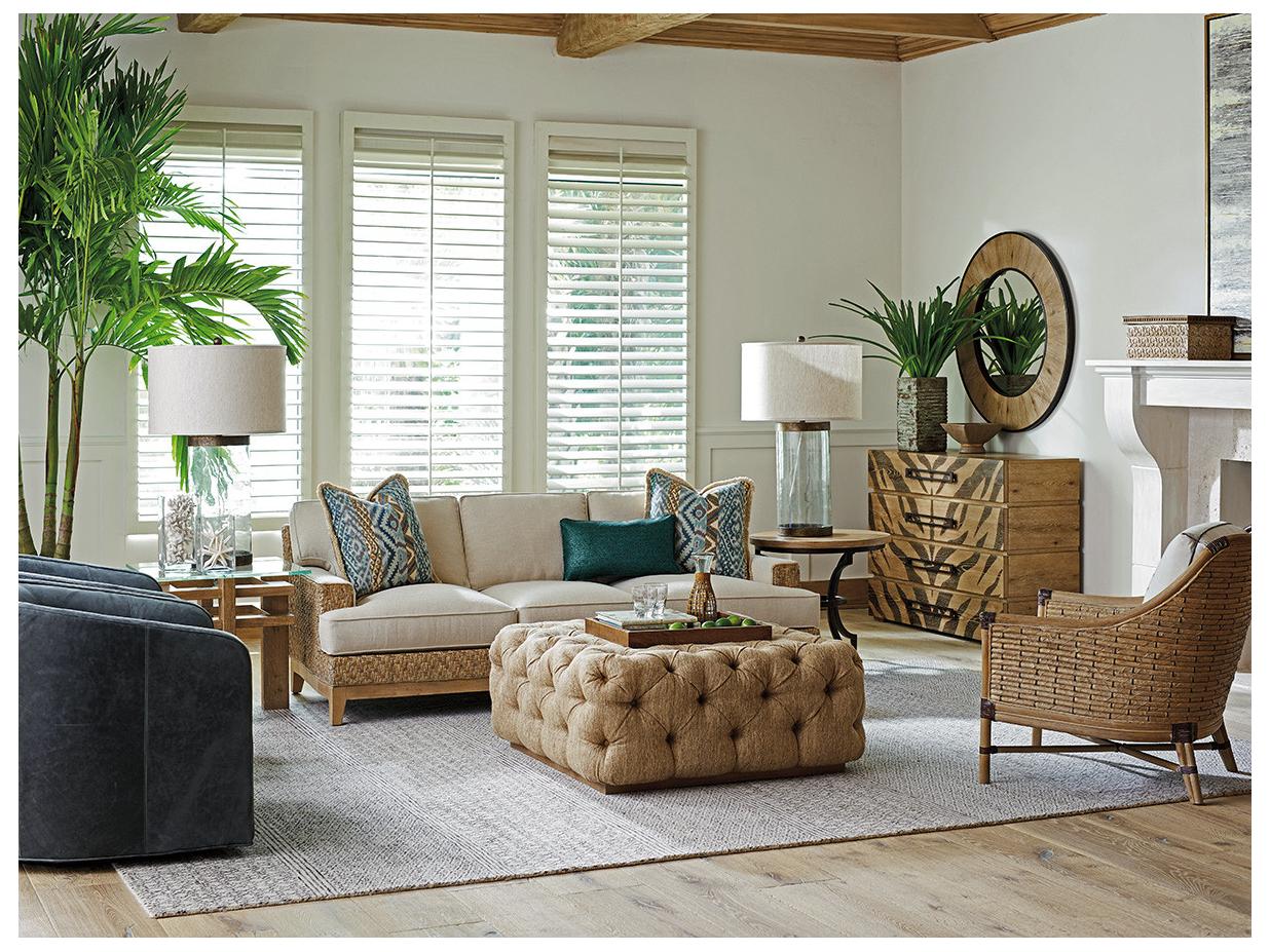 Tommy Bahama Los Altos Laurel Coffee Ottoman