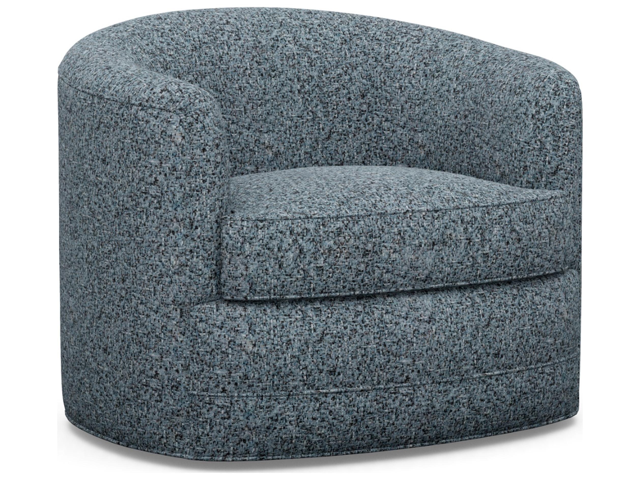 Tommy Bahama Ocean Club Swivel Blue Accent Chair