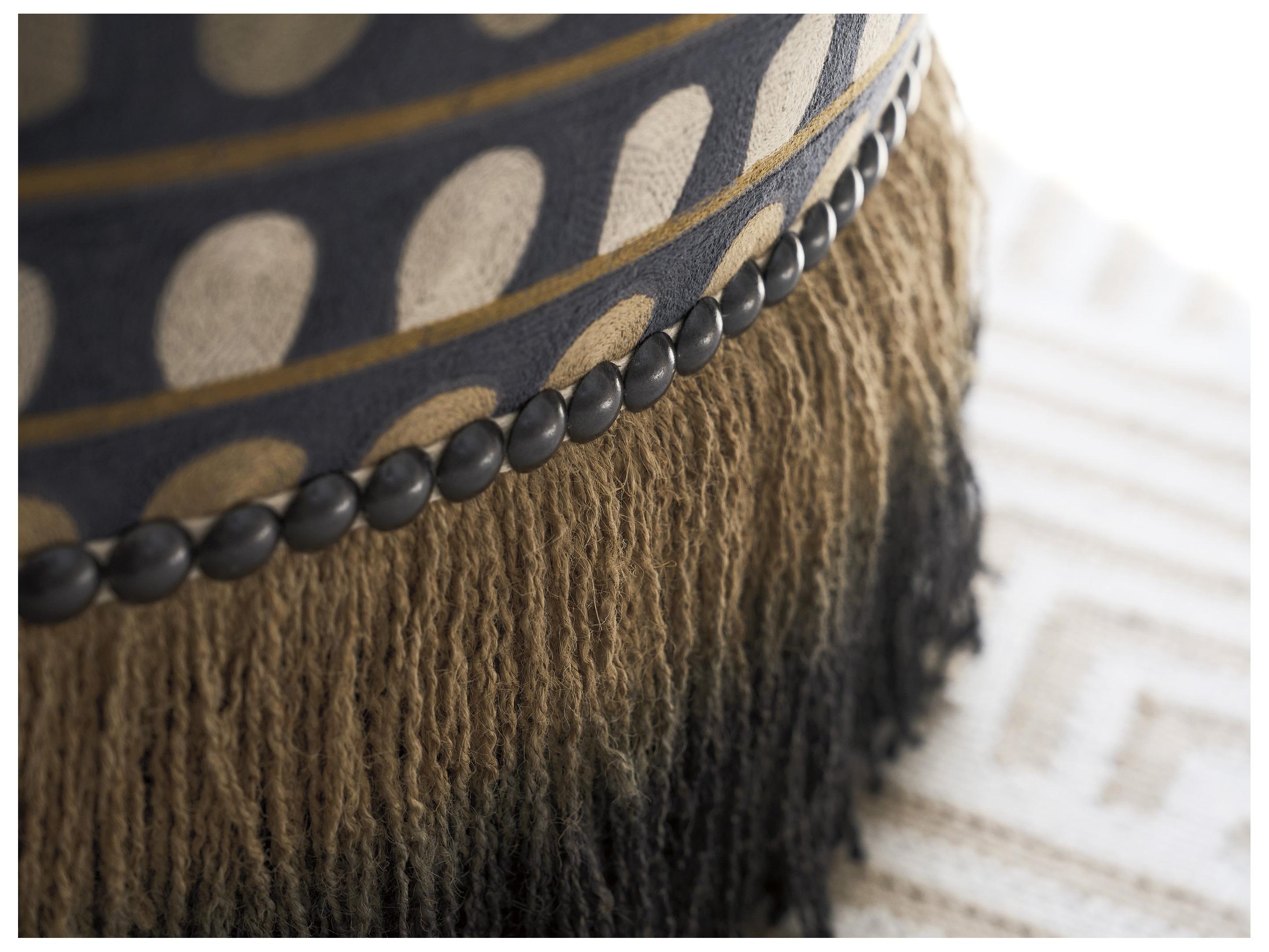 Tommy Bahama Key Biscayne Beige Upholstered Ottoman