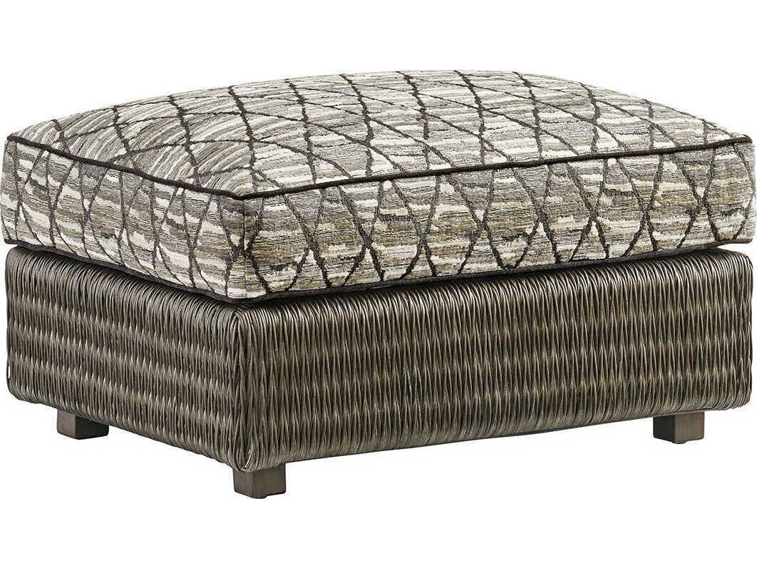 Tommy Bahama Cypress Point Hayes Ottoman - Semi Attached Top Ottoman
