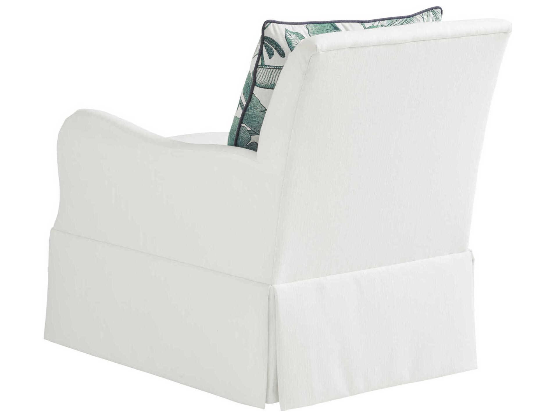 Tommy Bahama Ocean Breeze Palm Frond Swivel Accent Chair