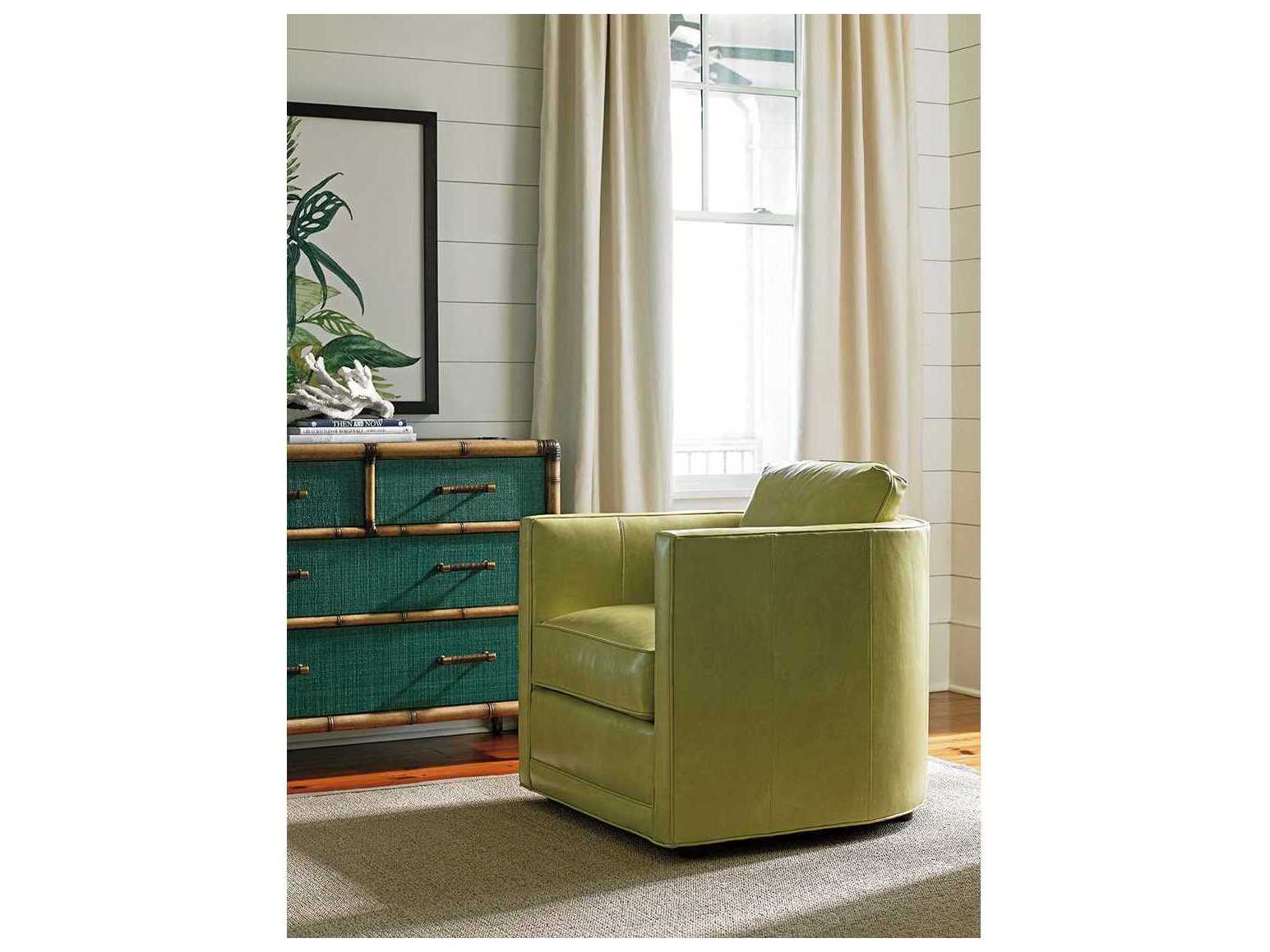 Tommy Bahama Twin Palms Chair and Cabinet Set