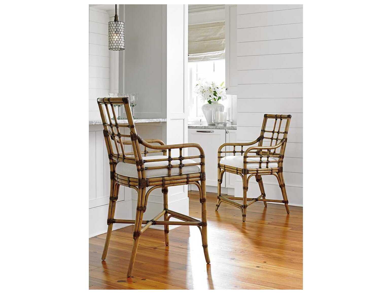 Tommy Bahama Twin Palms Bar Chair Set