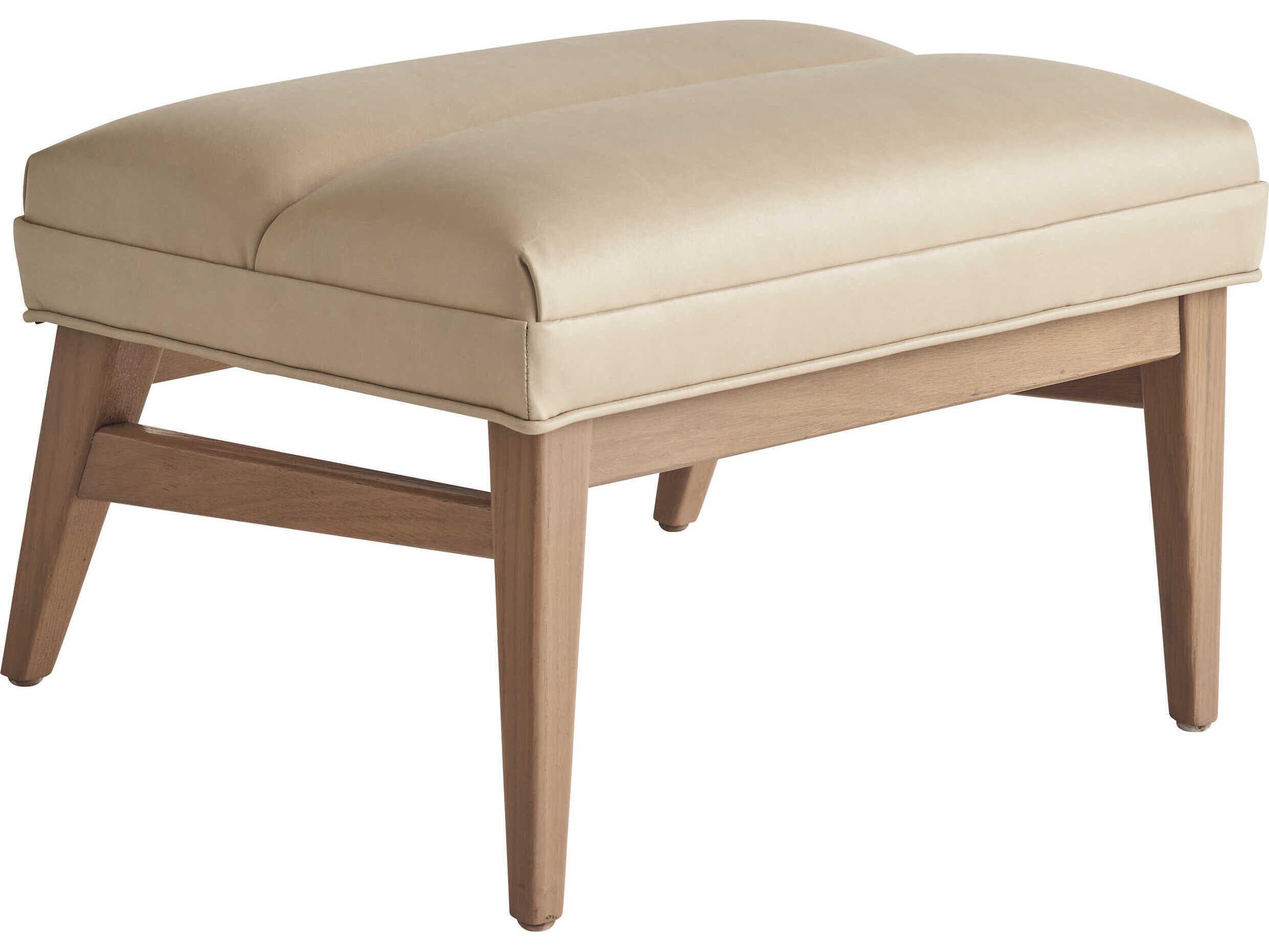 Tommy Bahama Sunset Key Brown Leather Ottoman