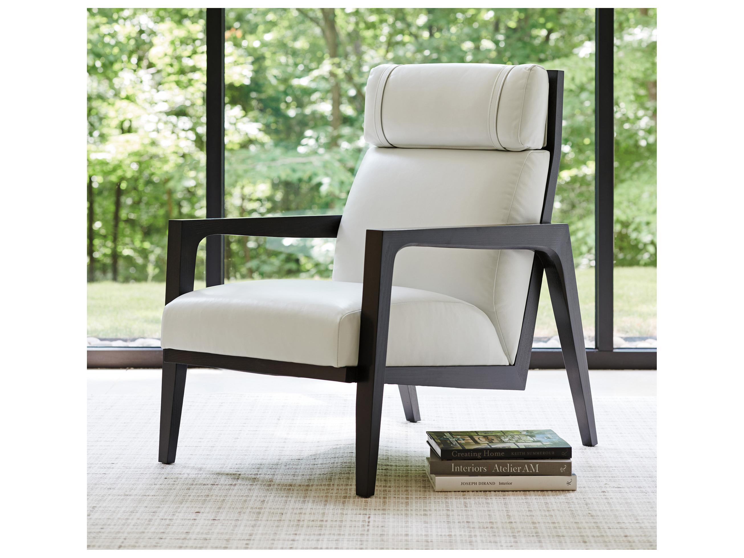 Tommy Bahama Palm Desert Covina Leather Accent Chair