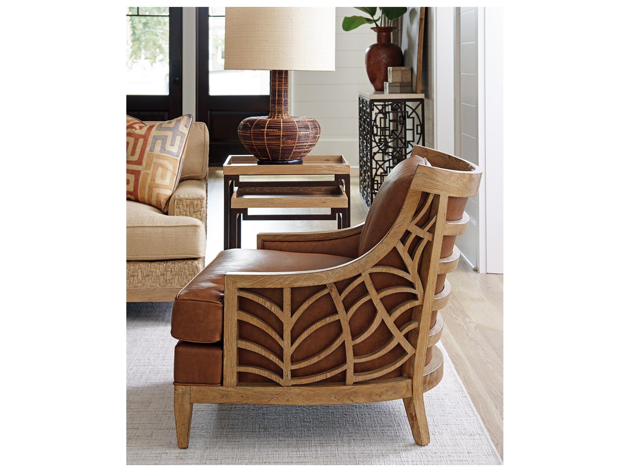 Tommy Bahama Los Altos Marion Leather Accent Chair