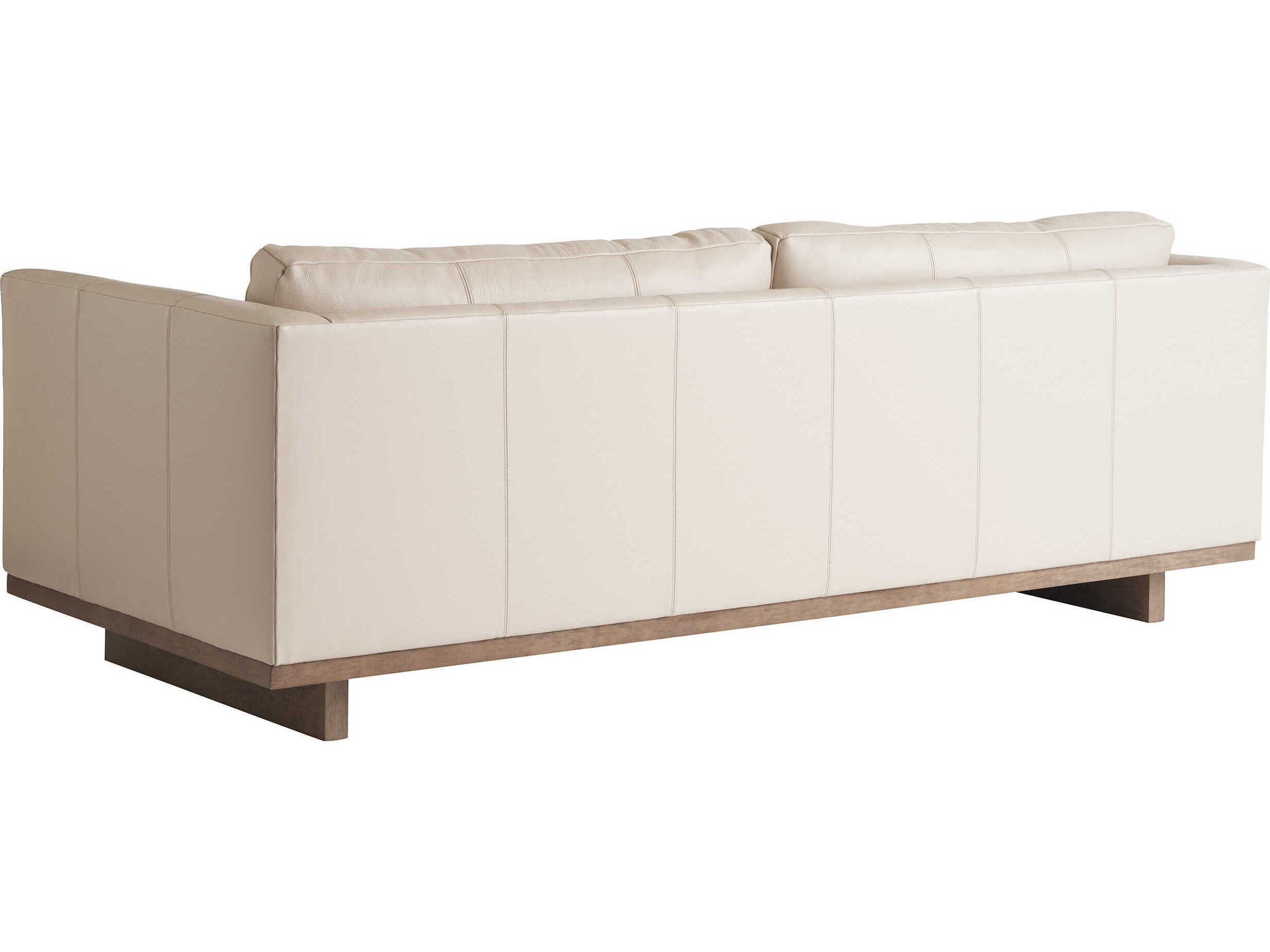 Tommy Bahama Sunset Key Beige Leather Sofa