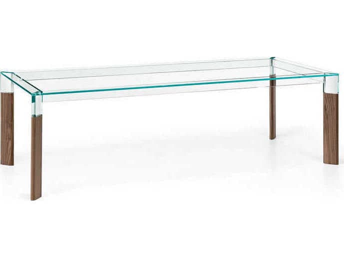 Tonelli Perseo Rectangular Glass Dining Table