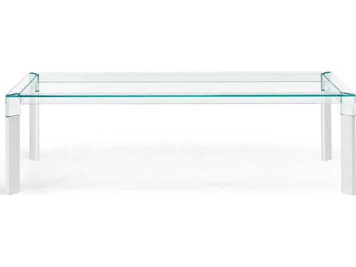 Tonelli Perseo Rectangular Glass Dining Table