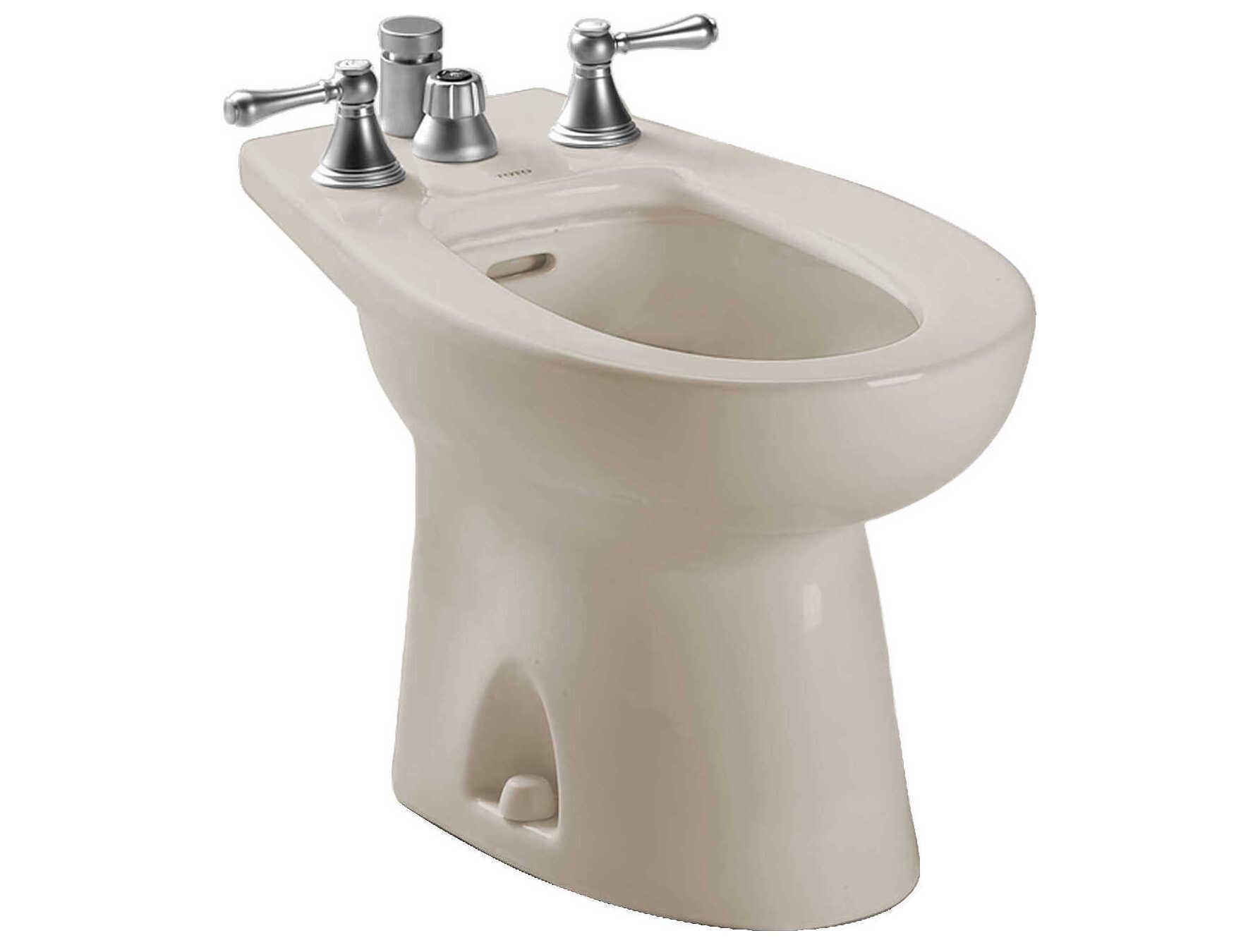 TOTO Piedmont Deck Mount Vertical Spray Flushing Rim Bidet