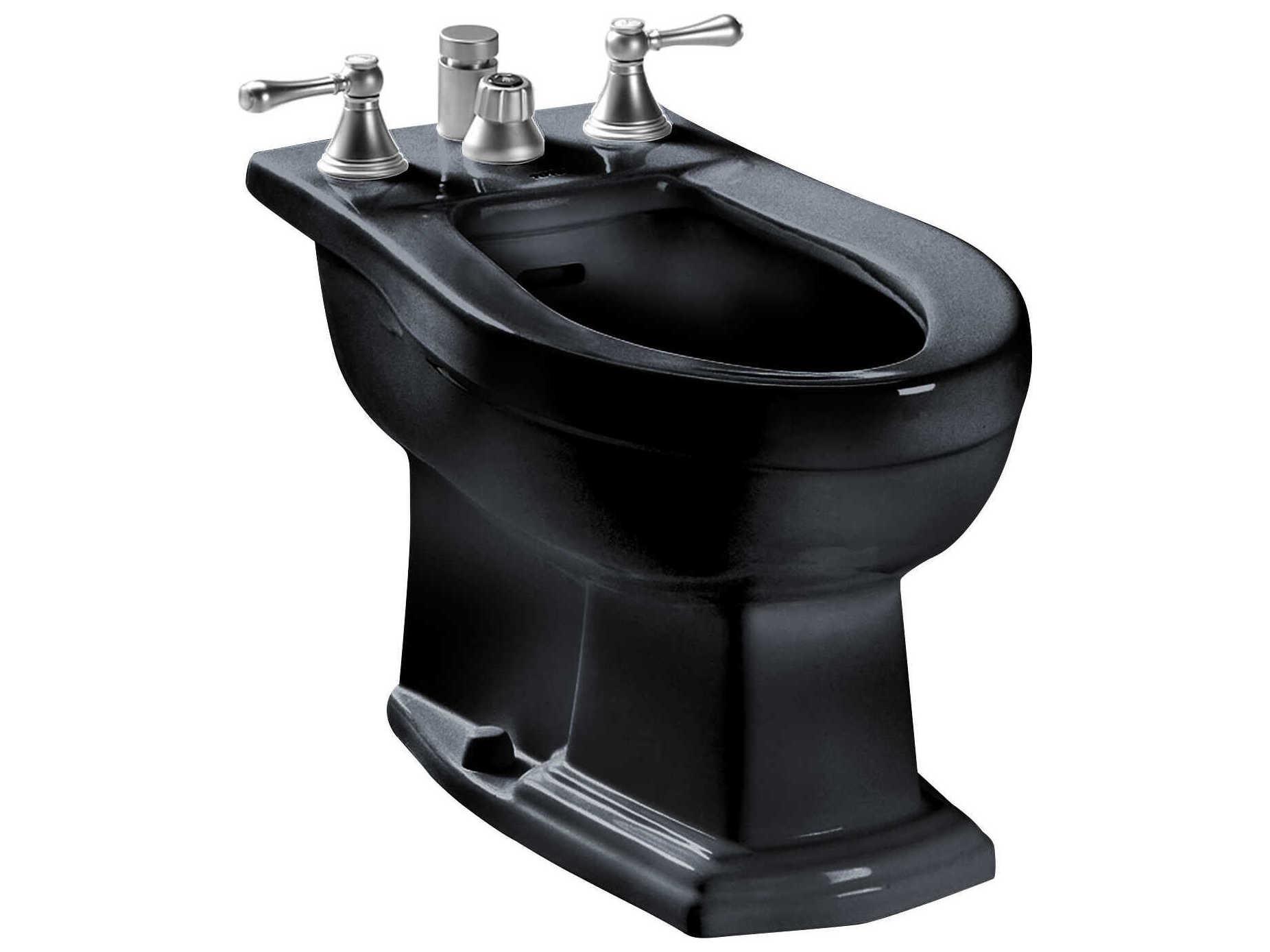 TOTO Clayton Deck Mount Vertical Spray Flushing Rim Bidet