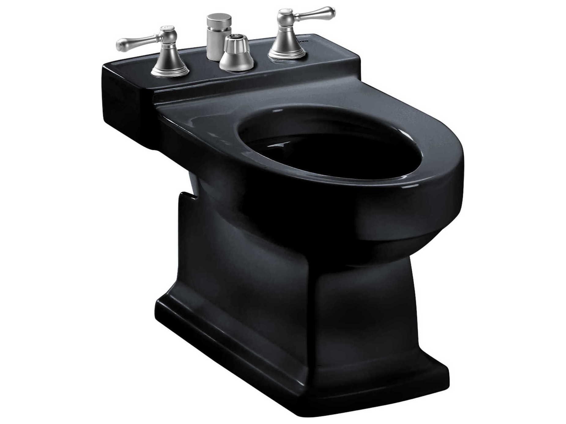 TOTO Lloyd Deck Mount Vertical Spray Flushing Rim Bidet