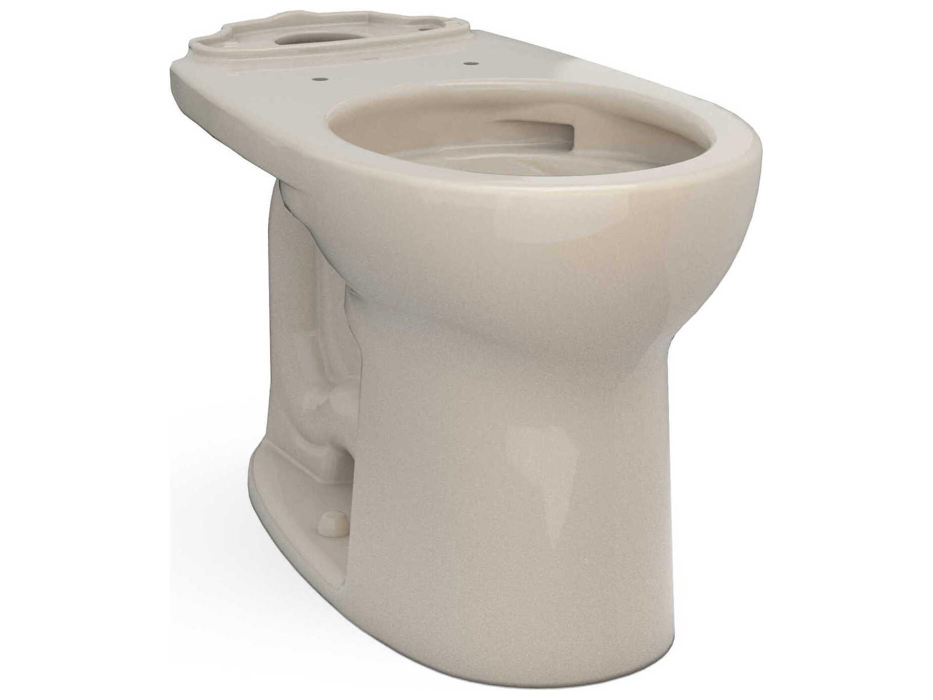 TOTO Drake Round Tornado Flush Toilet Bowl with Cefiontect