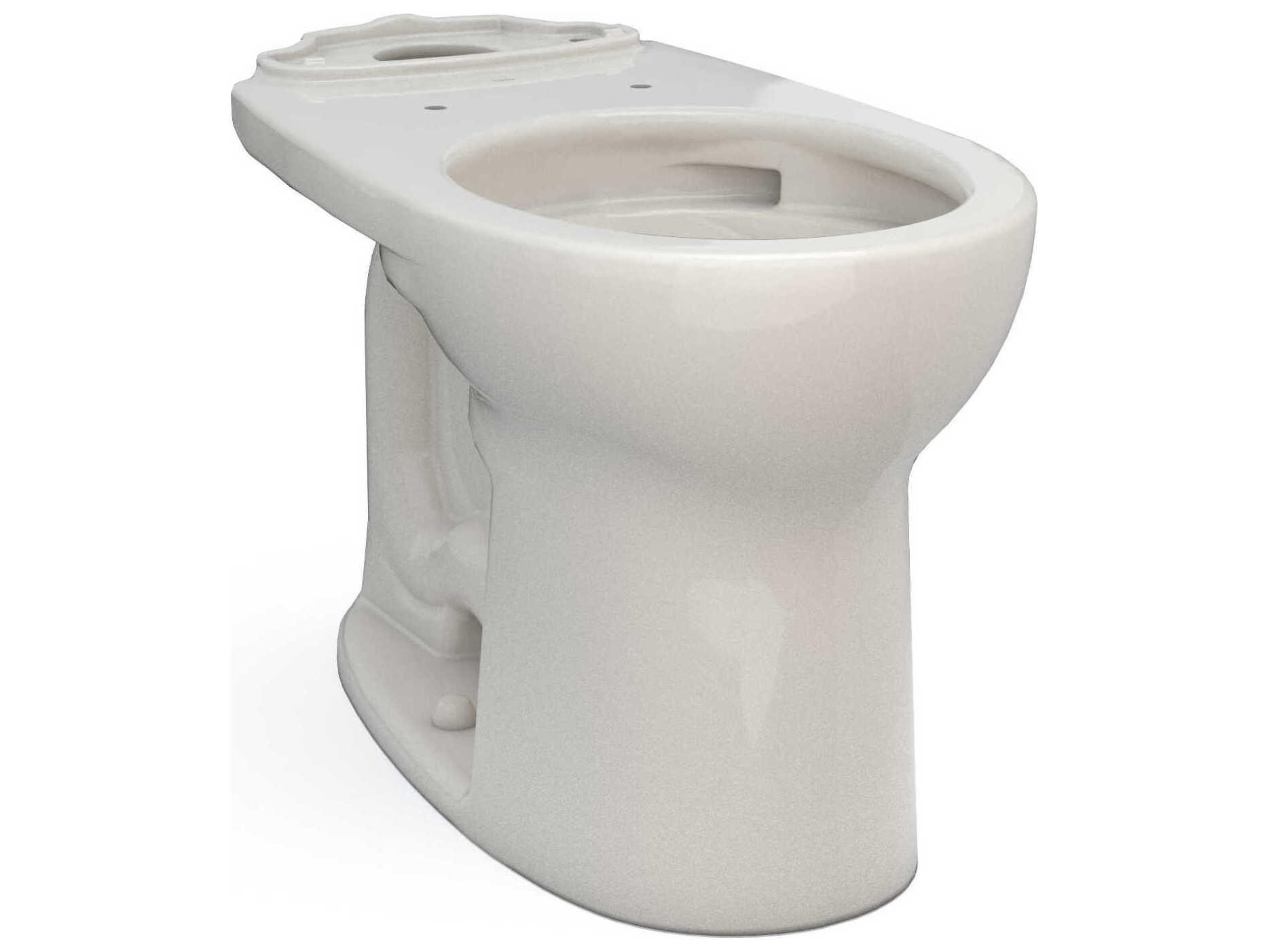 TOTO Drake Round Tornado Flush Toilet Bowl with Cefiontect