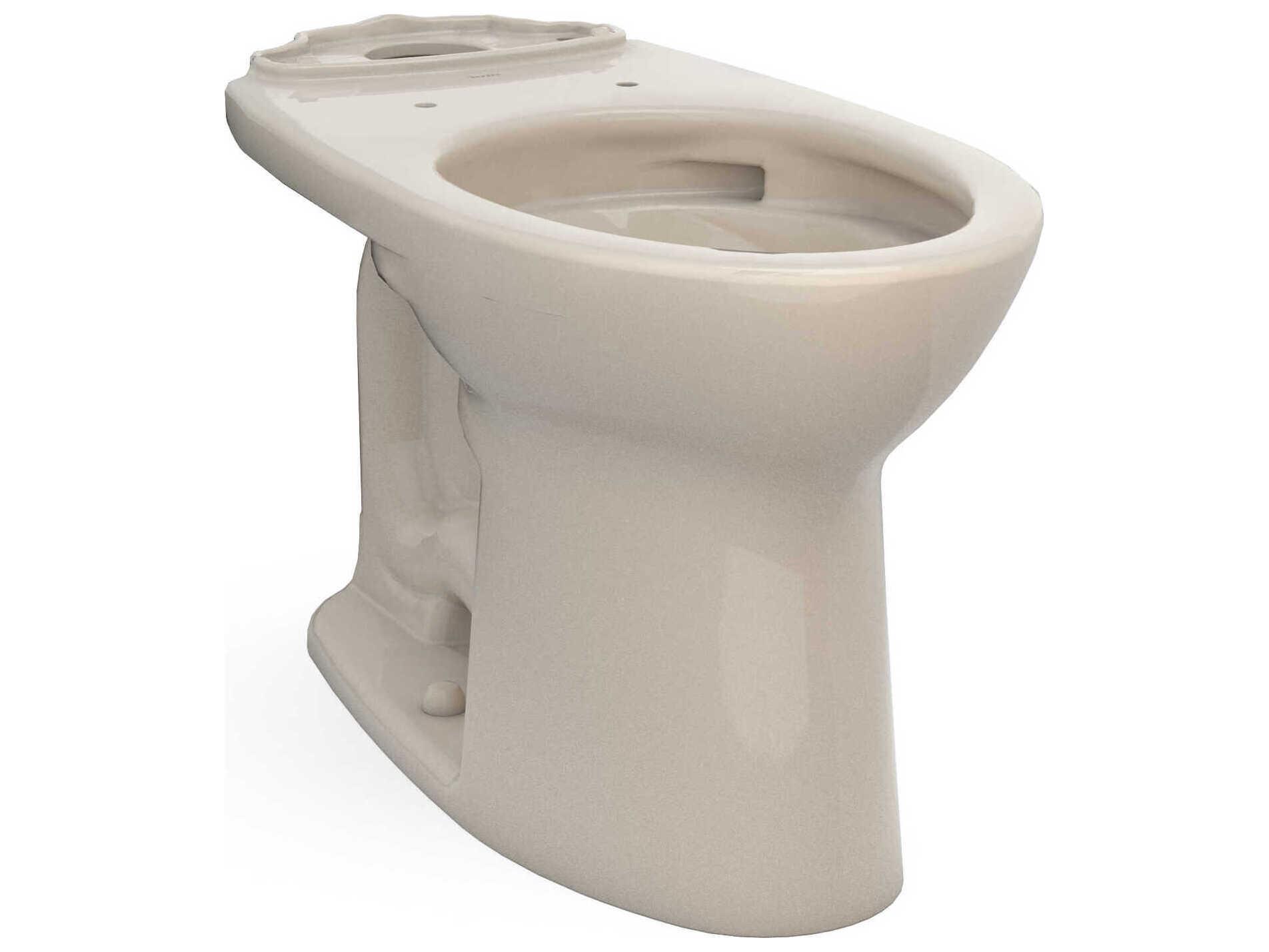 TOTO Drake Elongated Universal Height Tornado Flush Toilet Bowl with Cefiontect