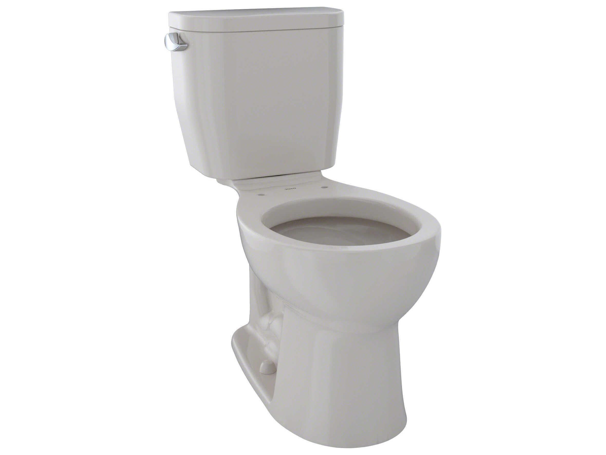 TOTO Entrada 2-Piece Round Universal Height Toilet