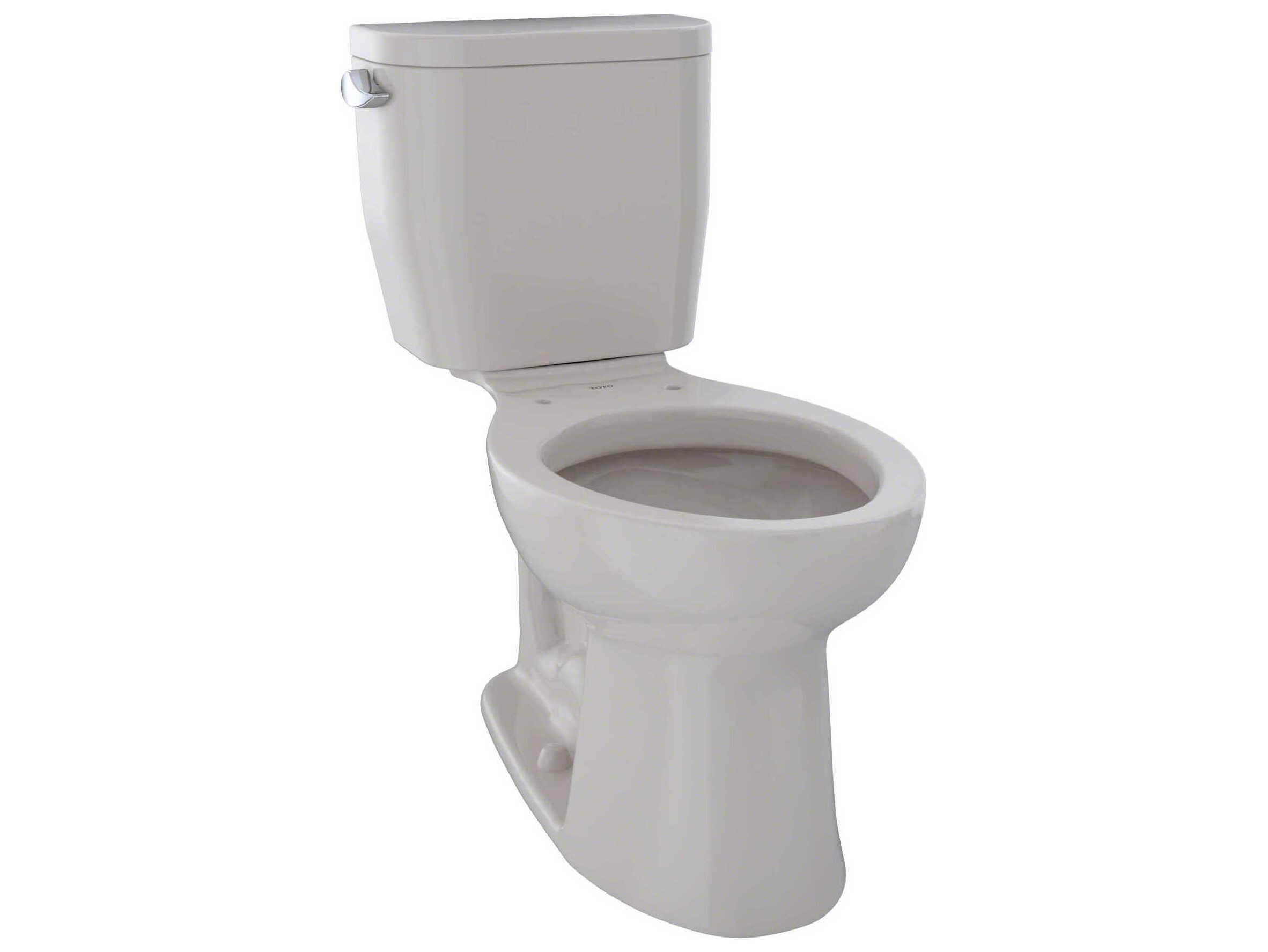 TOTO Entrada 2-Piece Elongated Universal Height Toilet