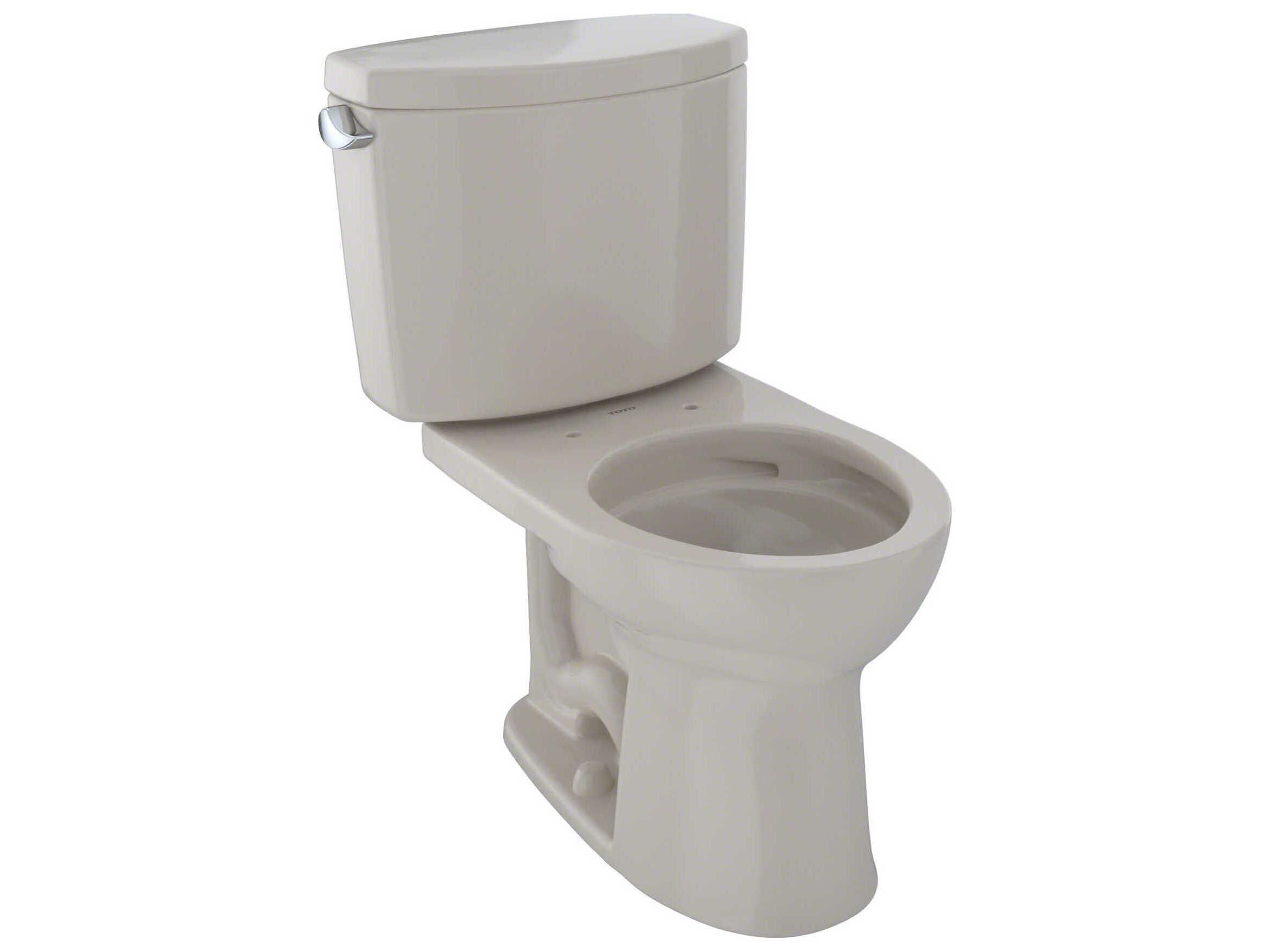 TOTO Drake-II 2-Piece Round Universal Height Toilet with Cefiontect