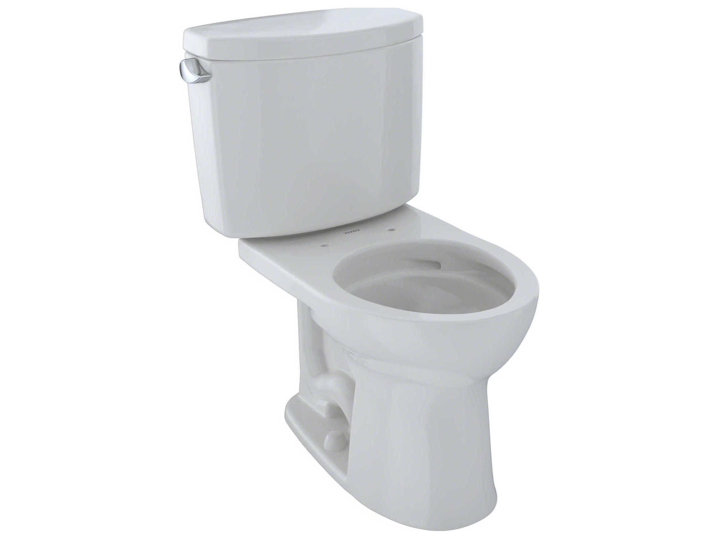 TOTO Drake-II 2-Piece Round Universal Height Toilet with Cefiontect