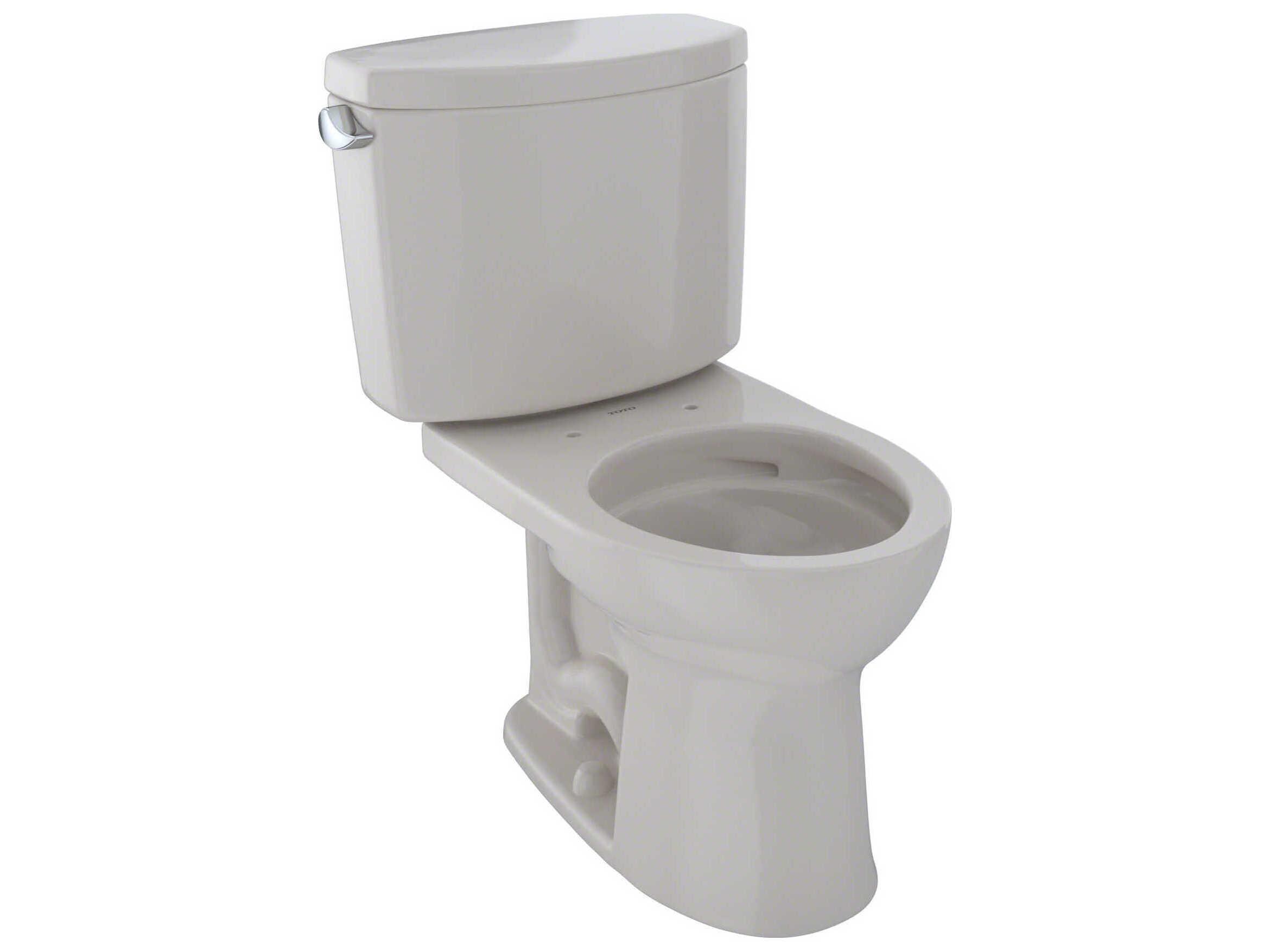 TOTO Drake-II 2-Piece Round Universal Height Toilet with Cefiontect