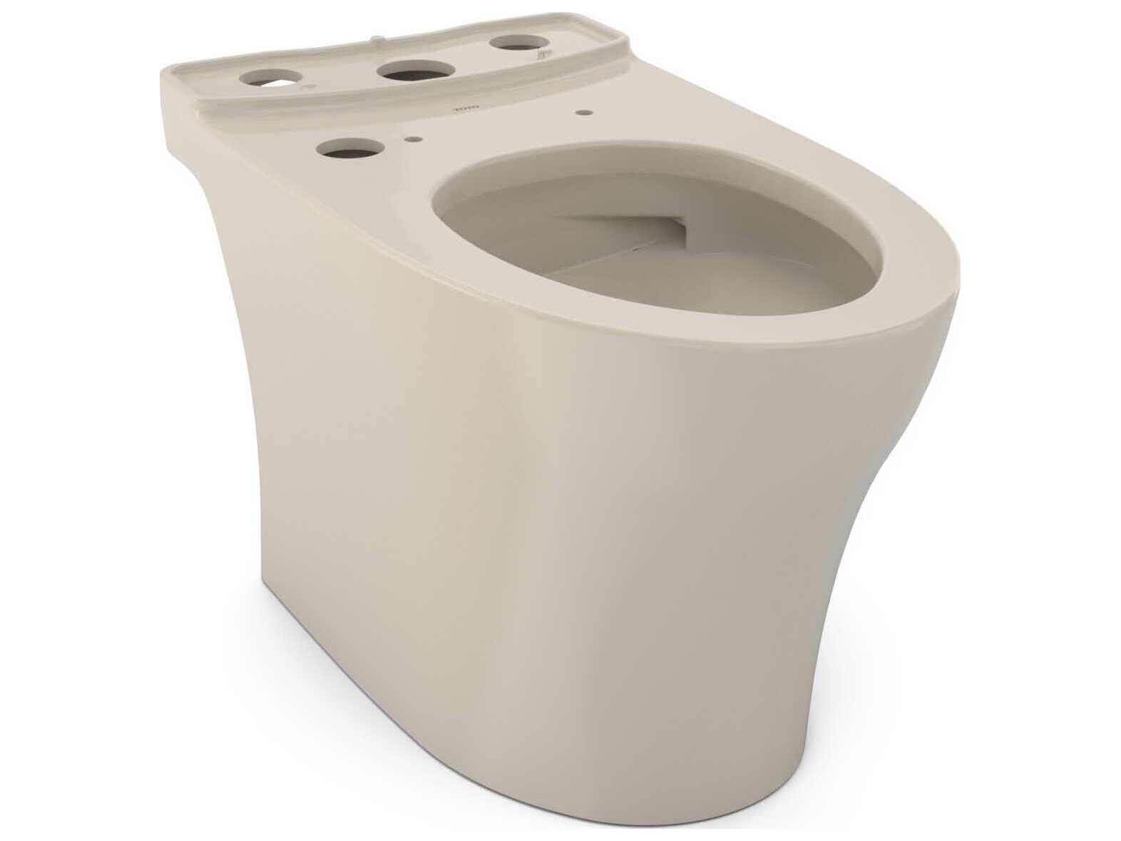 TOTO Aquia-IV Washlet+ Elongated Skirted Toilet Bowl with Cefiontect