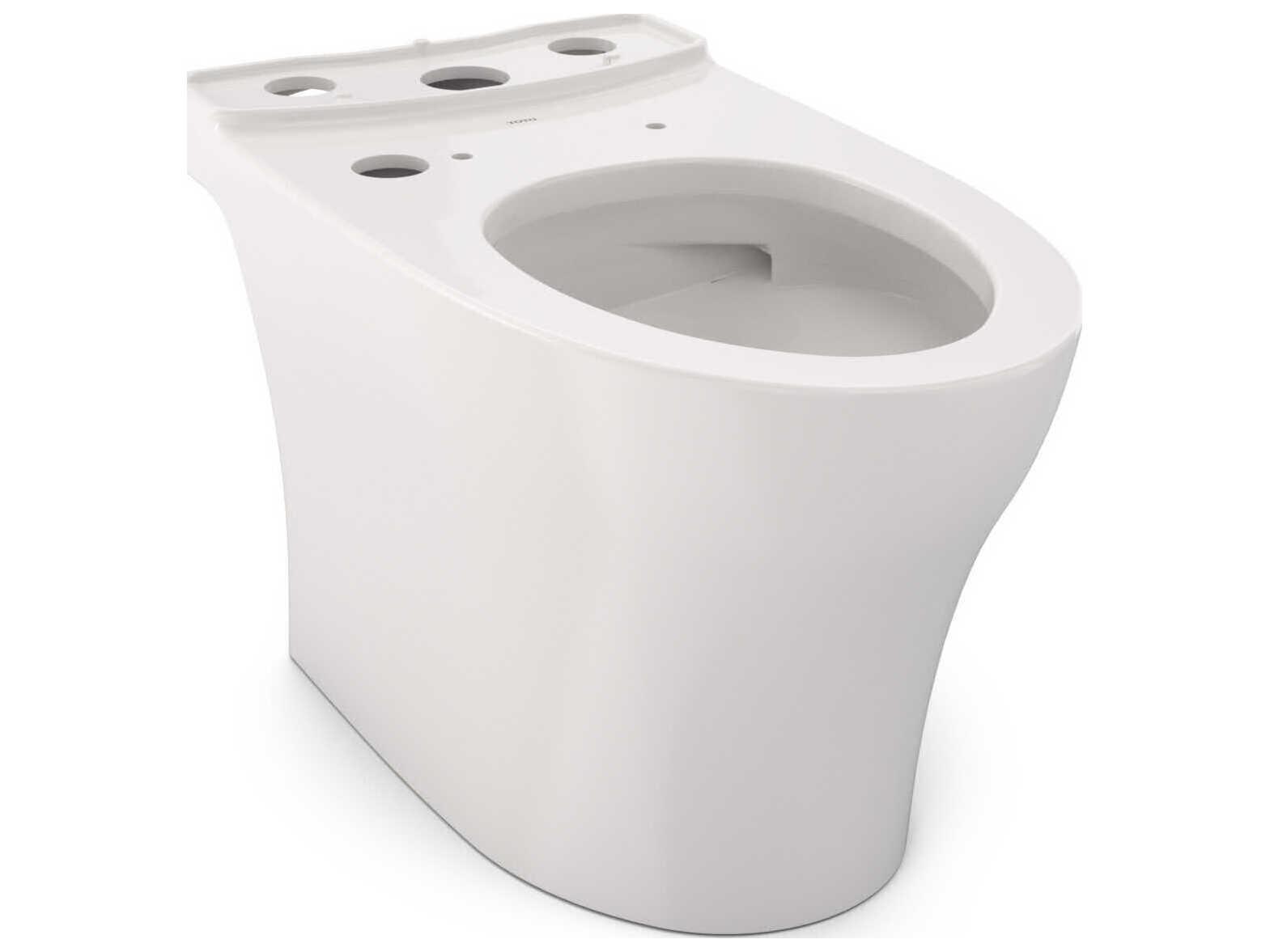 TOTO Aquia-IV Washlet+ Elongated Skirted Toilet Bowl with Cefiontect