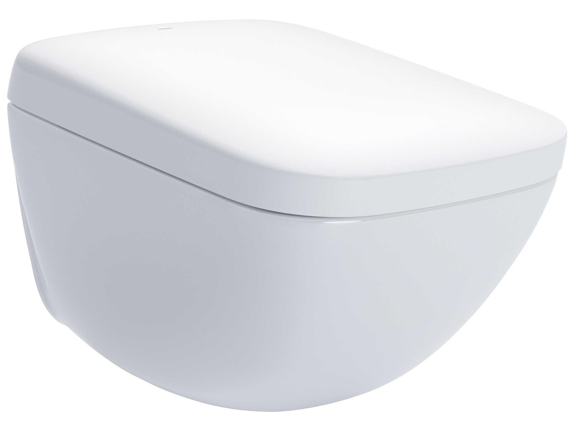 TOTO Neorest WX2 Dual Flush Wall-Hung Cotton White Toilet with Integrated Bidet Seat and Actilight