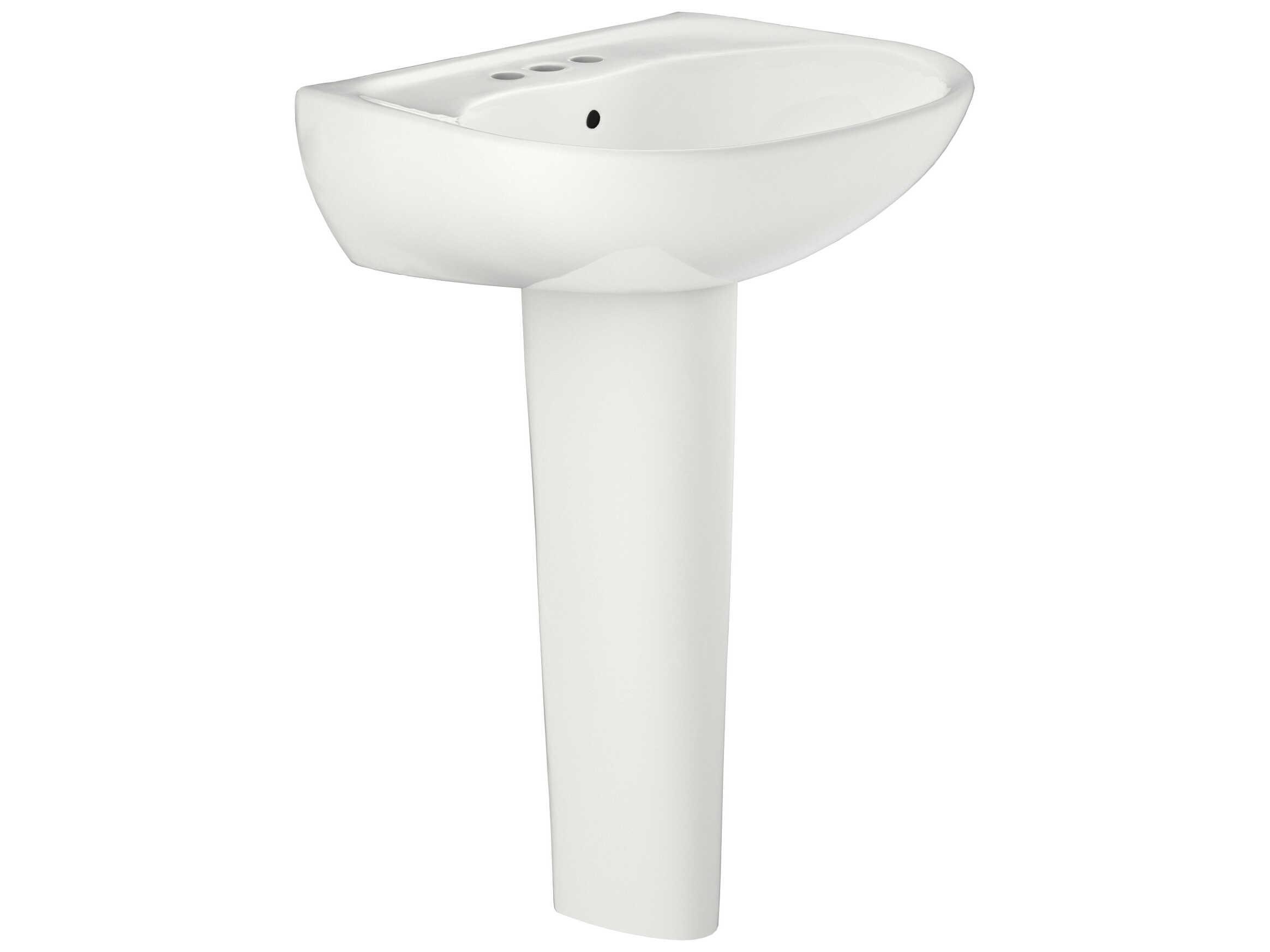 TOTO Supreme Oval Basin Pedestal Bathroom Sink with Cefiontect
