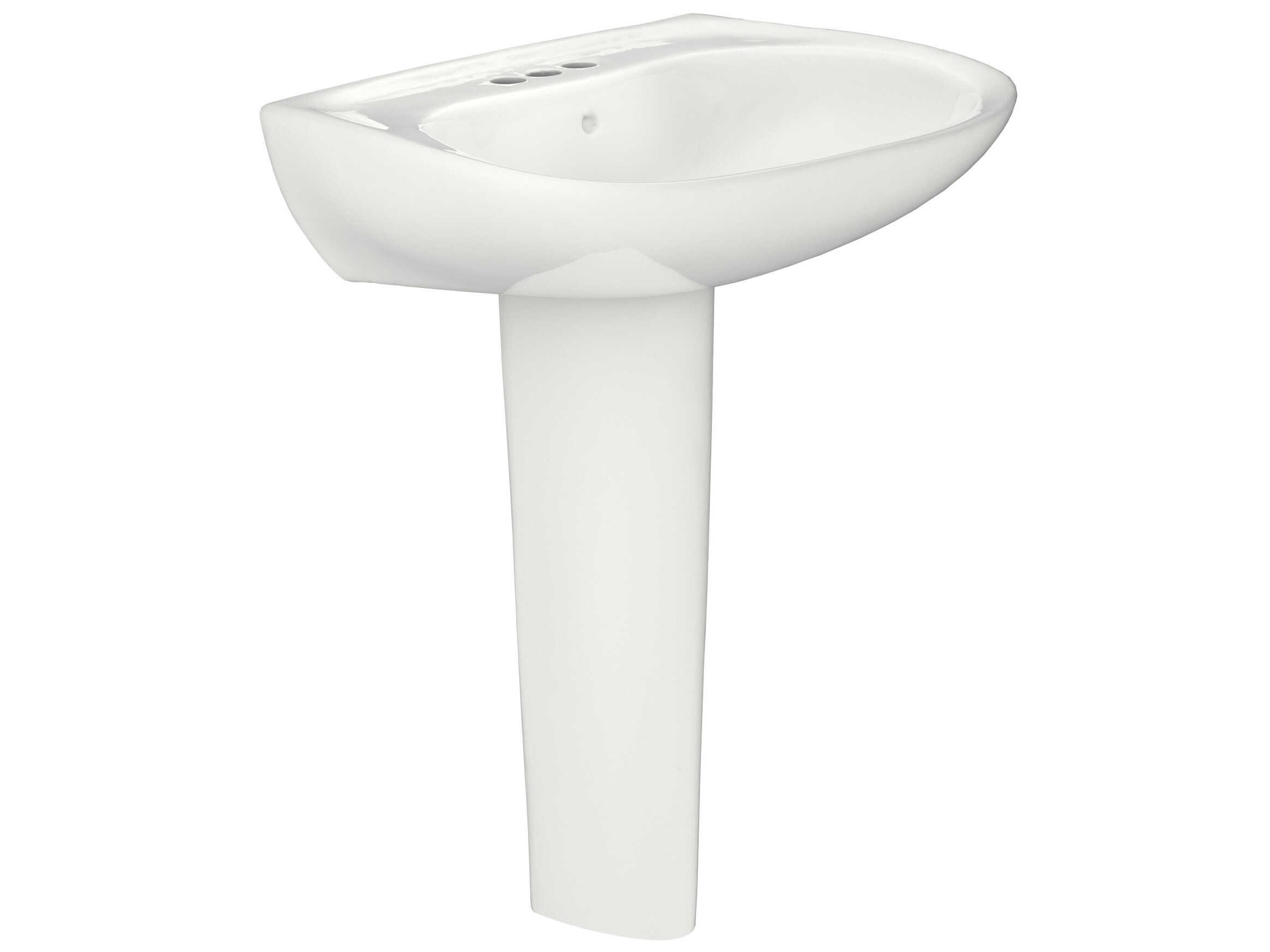 TOTO Prominence Oval Basin Pedestal Bathroom Sink with Cefiontect
