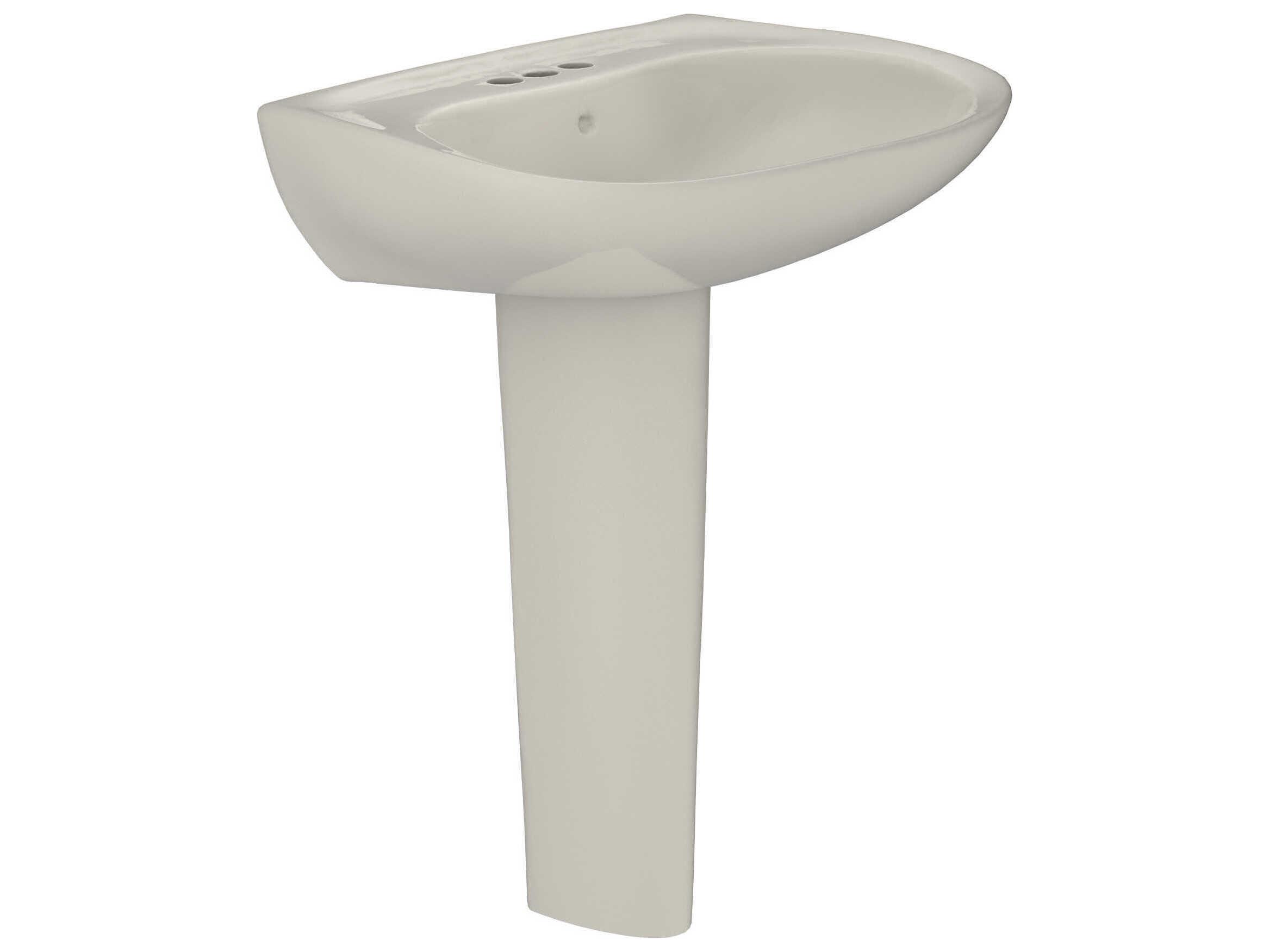TOTO Prominence Oval Basin Pedestal Bathroom Sink with Cefiontect