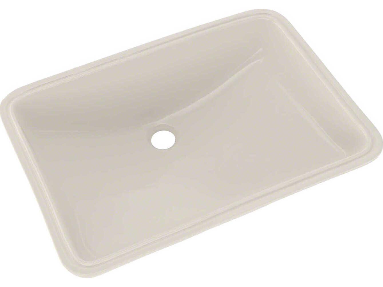 TOTO Large Rectangular Undermount Bathroom Sink with Cefiontect