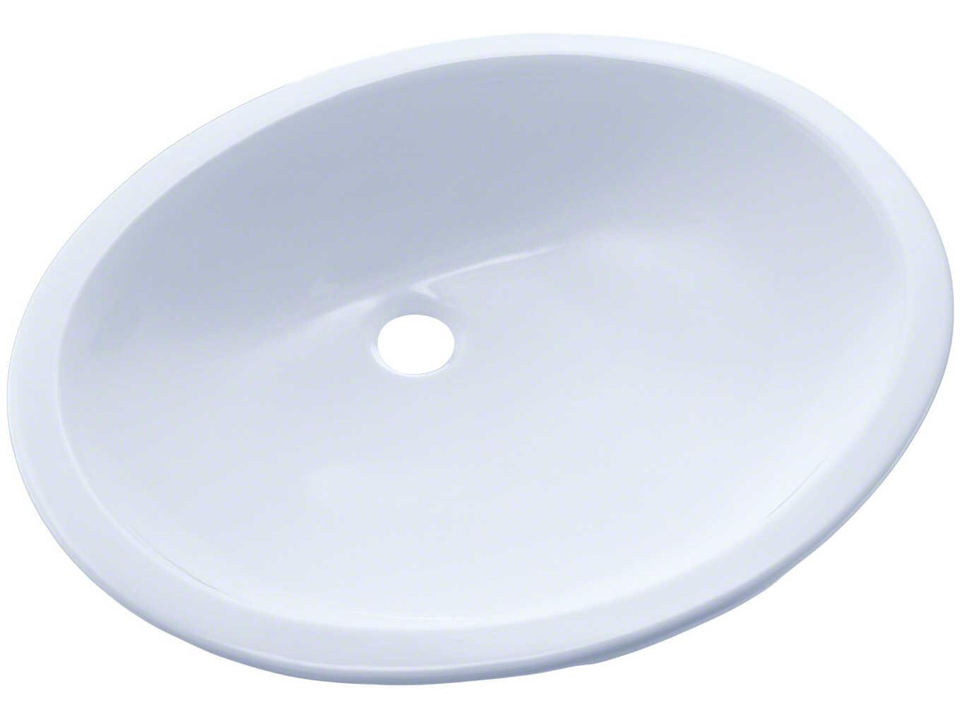 TOTO Rendezvous Oval Undermount Bathroom Sink with Cefiontect