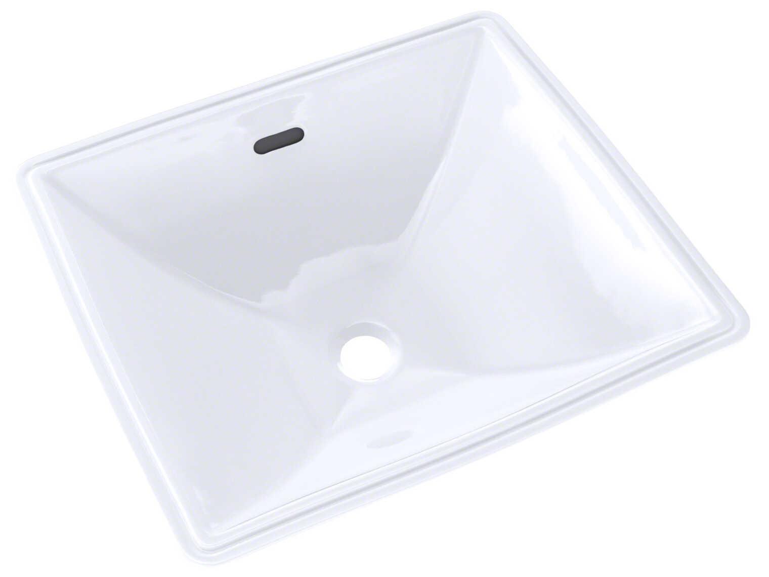TOTO Legato Rectangular Undermount Bathroom Sink with Cefiontect