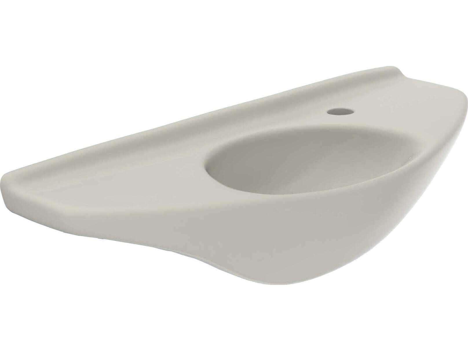 TOTO Oval Wall-Mount Bathroom Sink with Cefiontect