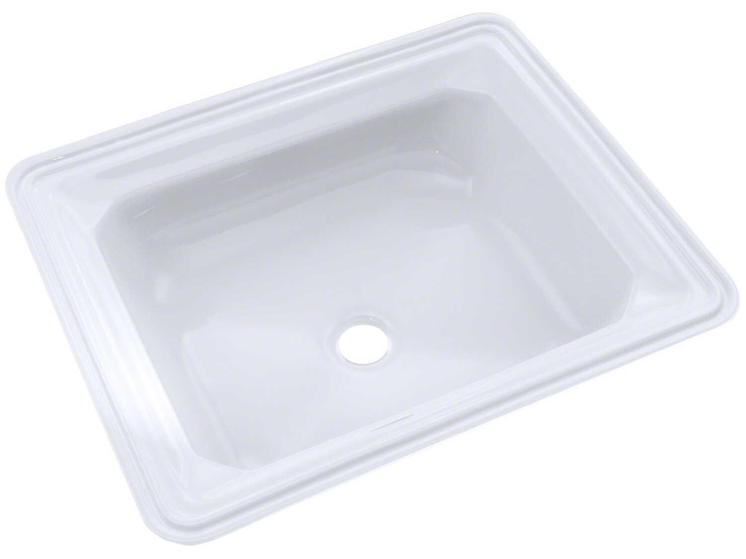TOTO Guinevere Rectangular Undermount Bathroom Sink with Cefiontect