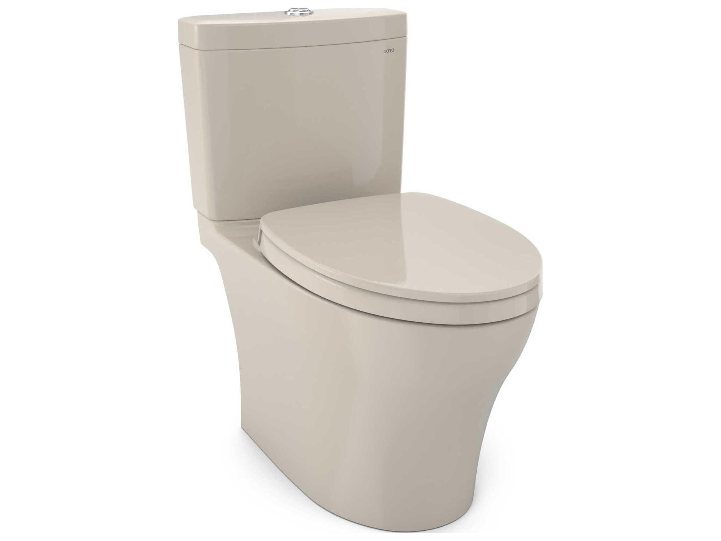 TOTO Aquia-IV Washlet+ 2-Piece Elongated Dual Flush Toilet with Cefiontect