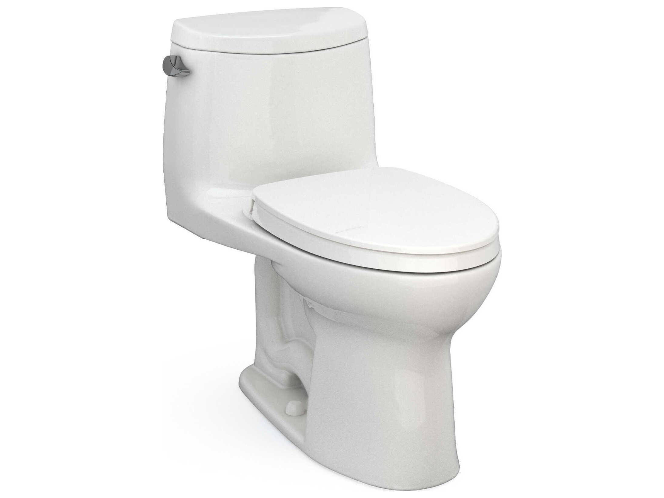 TOTO UltraMax-II 1-Piece Elongated Universal Height Toilet with Cefiontect and SS124 SoftClose Seat, Washlet+ Ready