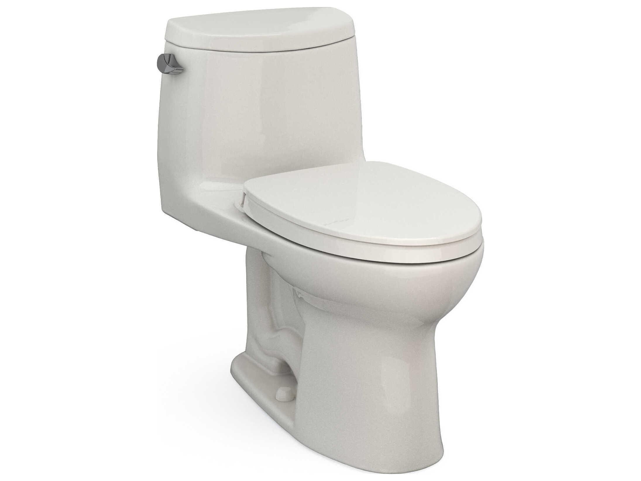 TOTO UltraMax-II 1-Piece Elongated Universal Height Toilet with Cefiontect and SS124 SoftClose Seat, Washlet+ Ready
