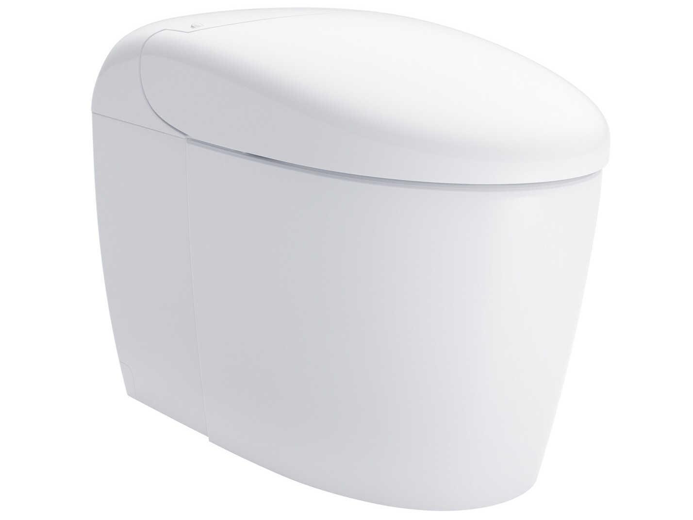 TOTO Neorest RS Dual Flush Cotton White Toilet with Integrated Bidet Seat and Ewater+