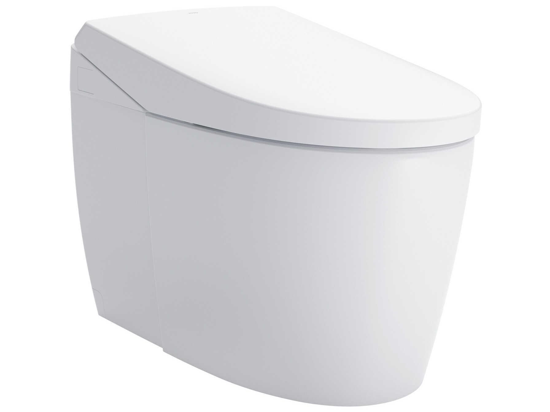 TOTO Neorest AS Dual Flush Cotton White Toilet with Integrated Bidet Seat and Ewater+