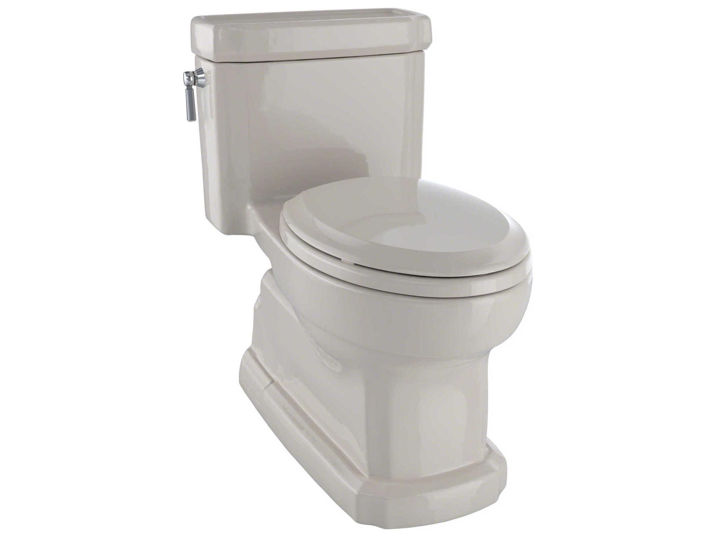 TOTO Eco Guinevere Elongated Universal Height Skirted Toilet with SoftClose Seat