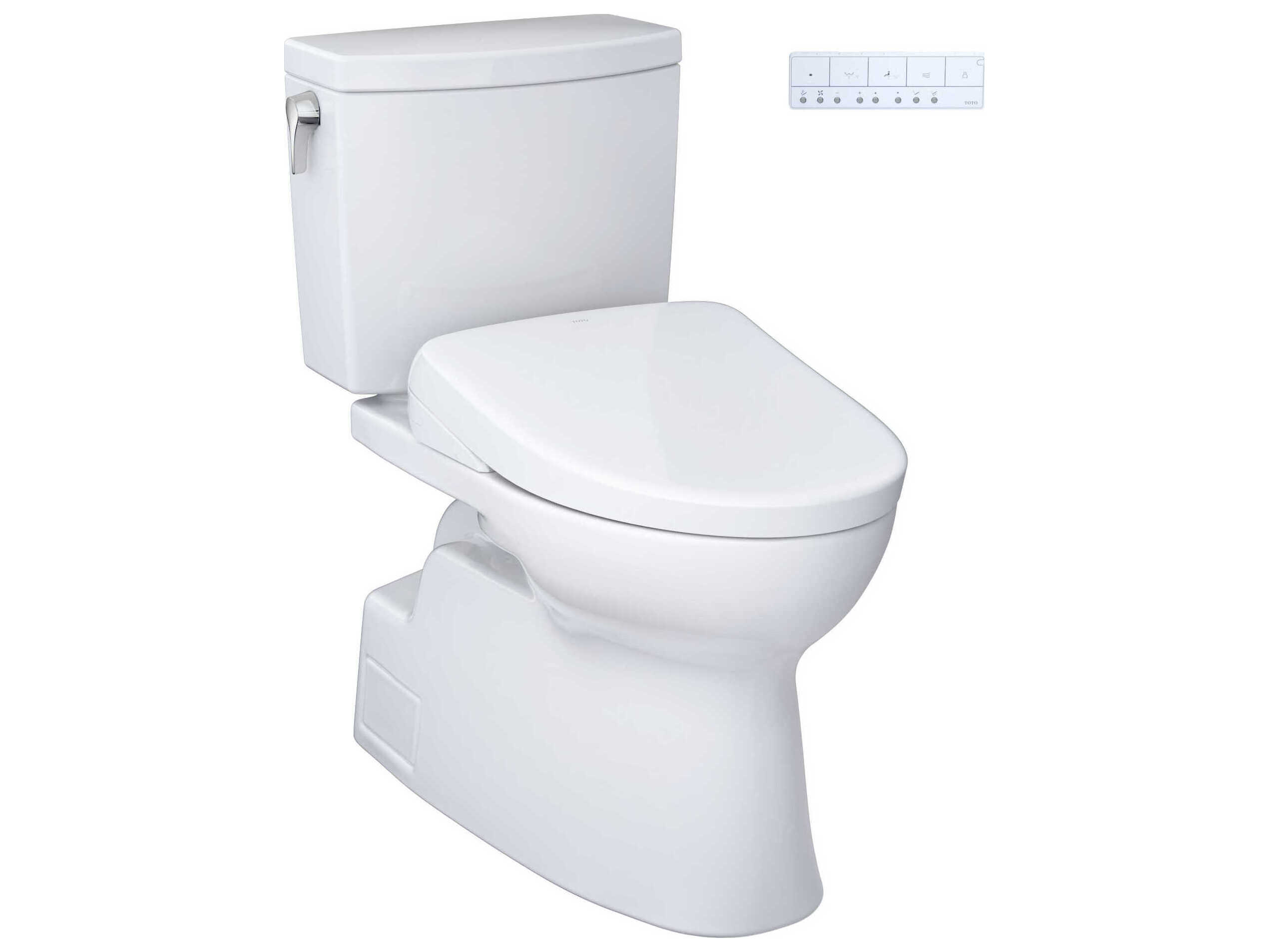 TOTO Vespin-II Washlet+ 1G 2-Piece Elongated Toilet and Washlet+ S7 Contemporary Bidet Seat