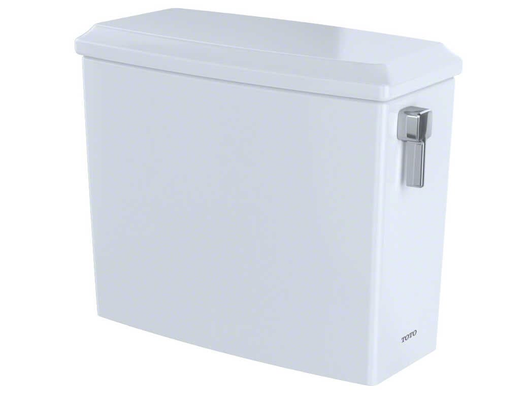 TOTO Connelly Dual-Max, Dual Flush Cotton White Toilet Tank with Right-Hand Trip Lever