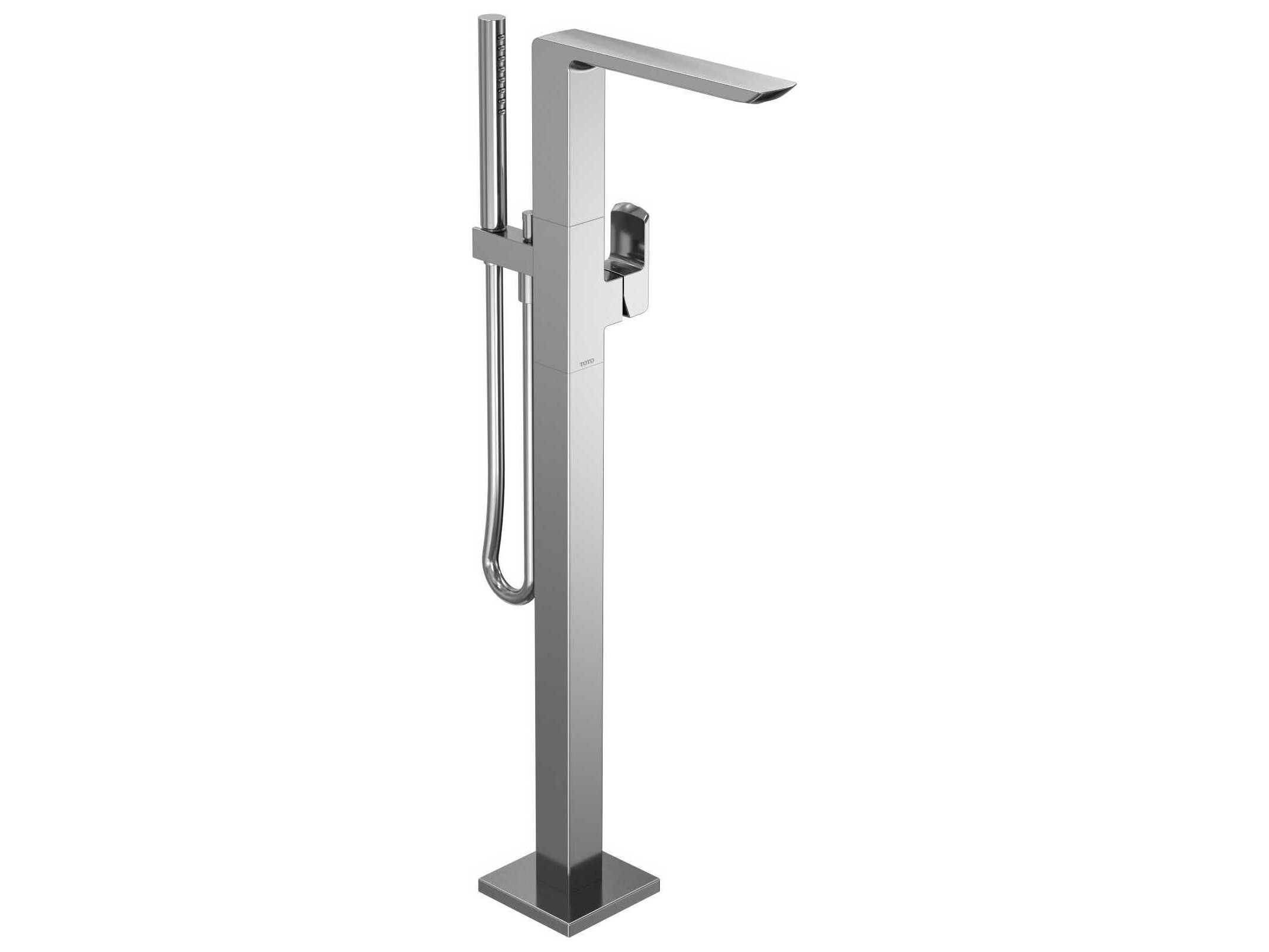 TOTO GR-Series Single-Handle Freestanding Tub Filler Faucet with Handshower