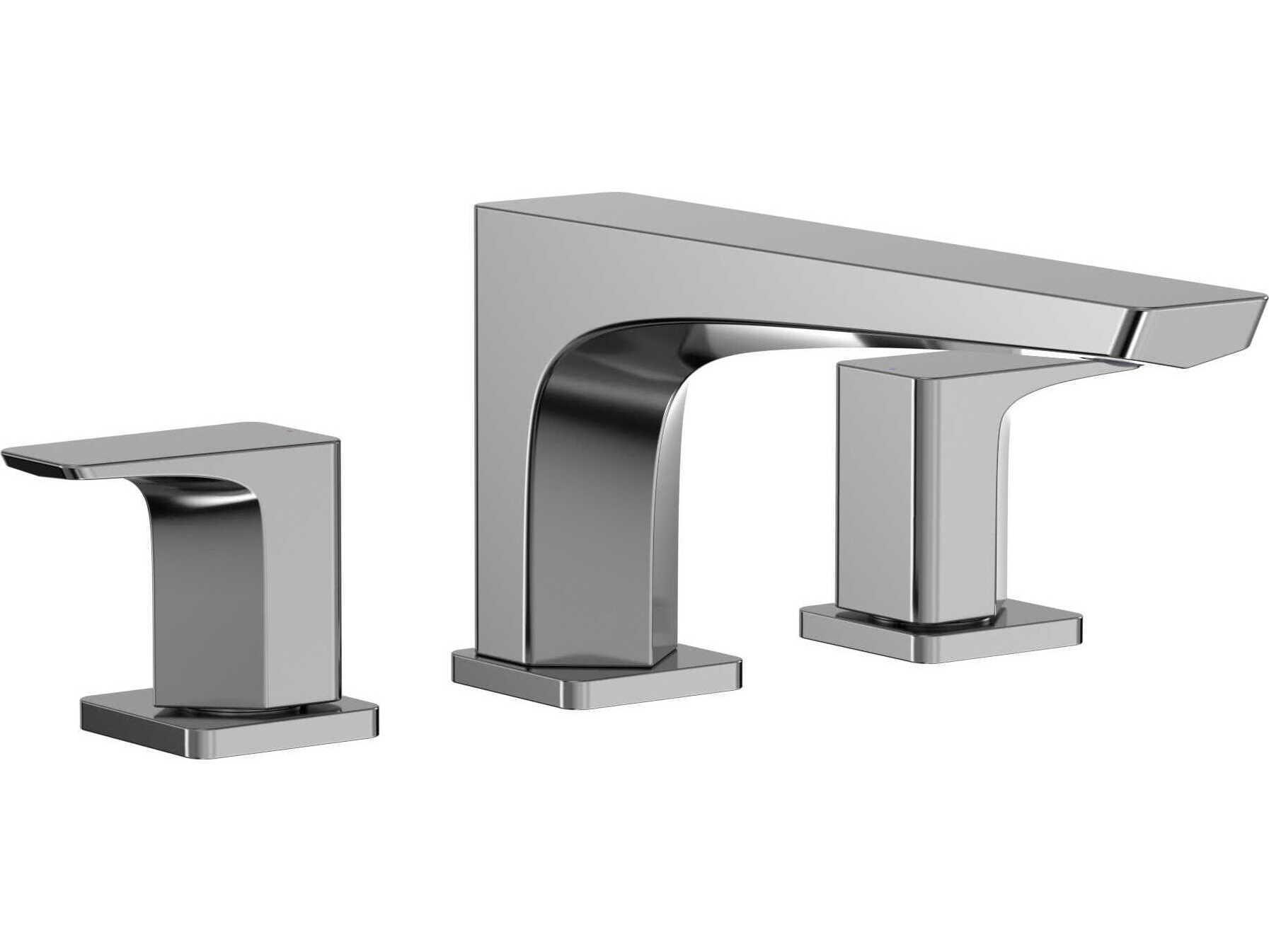 TOTO Global Edge Two-Handle Deck-Mount Roman Tub Filler Trim