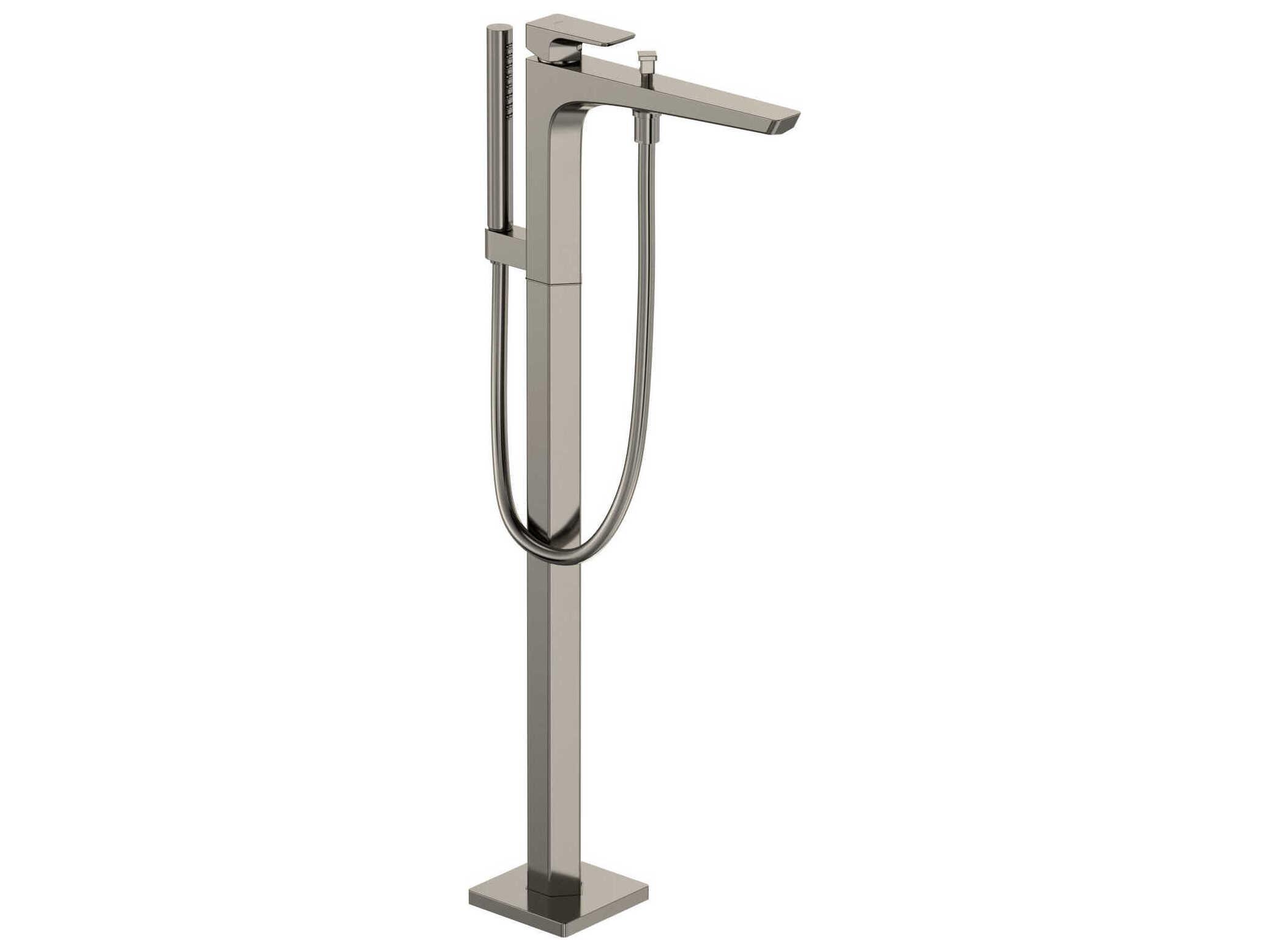 TOTO Global Edge Single-Handle Free Standing Tub Filler with Handshower