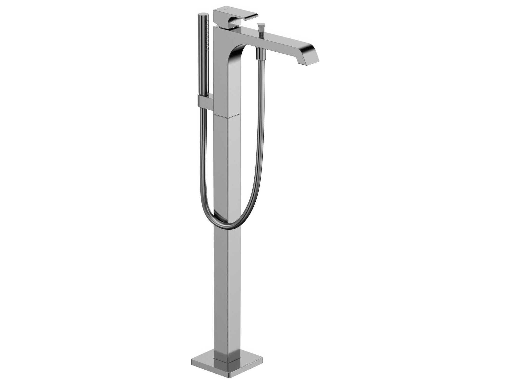 TOTO Global Composed Single-Handle Free Standing Tub Filler with Handshower