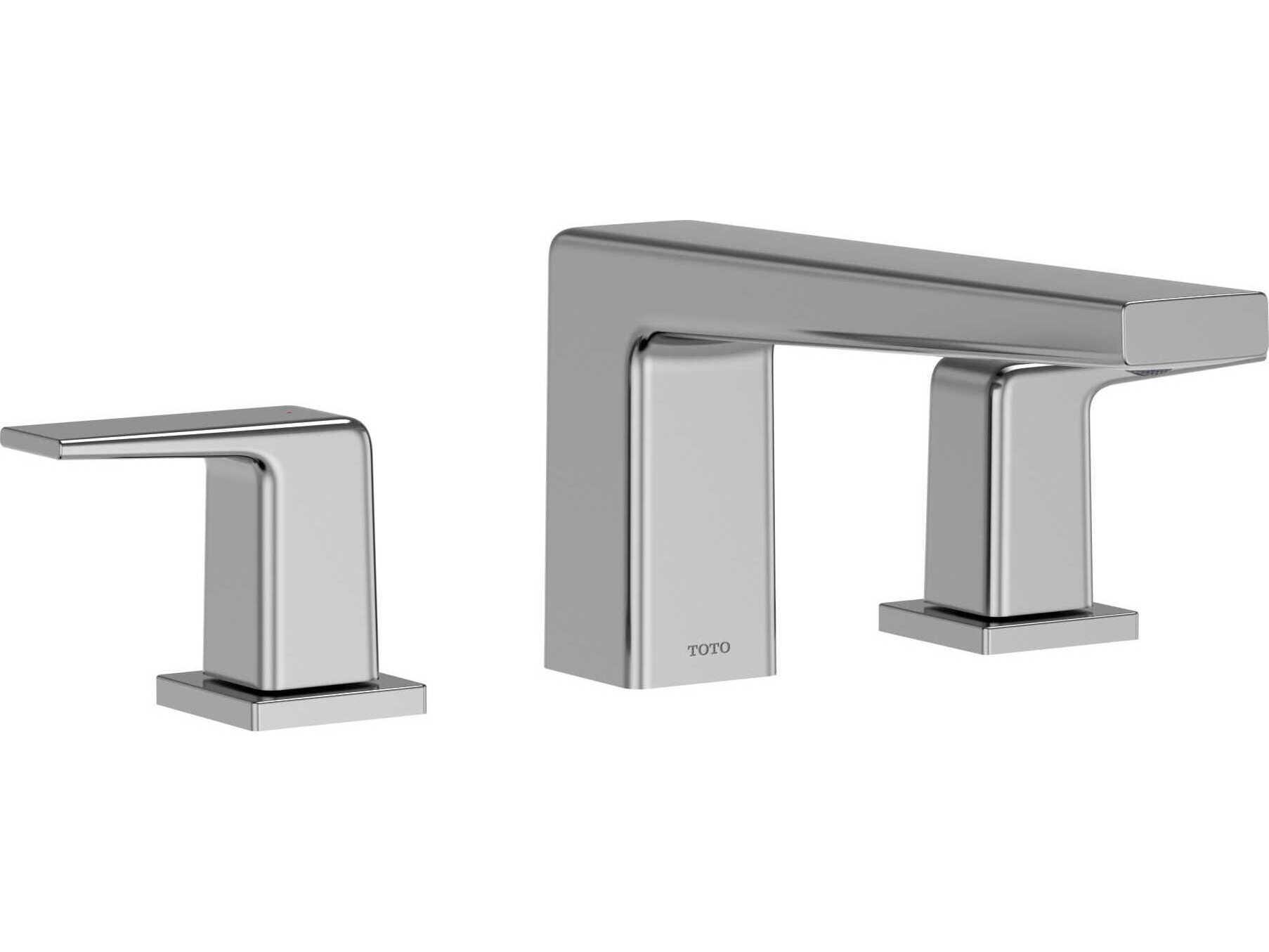 TOTO Global Balance Two-Handle Deck-Mount Roman Tub Filler Trim