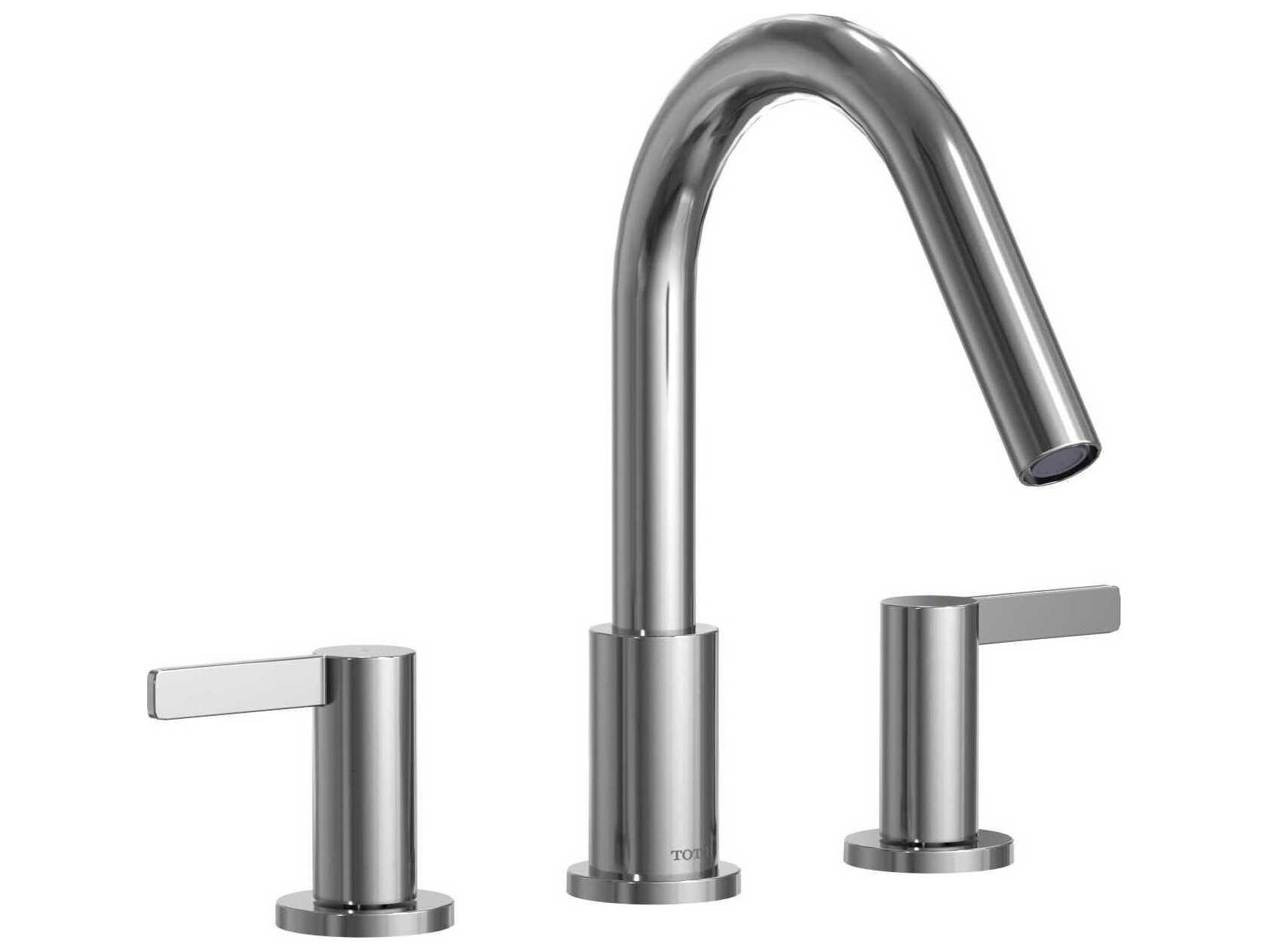 TOTO Global Fine Two Lever Handle Deck-Mount Roman Tub Filler Trim