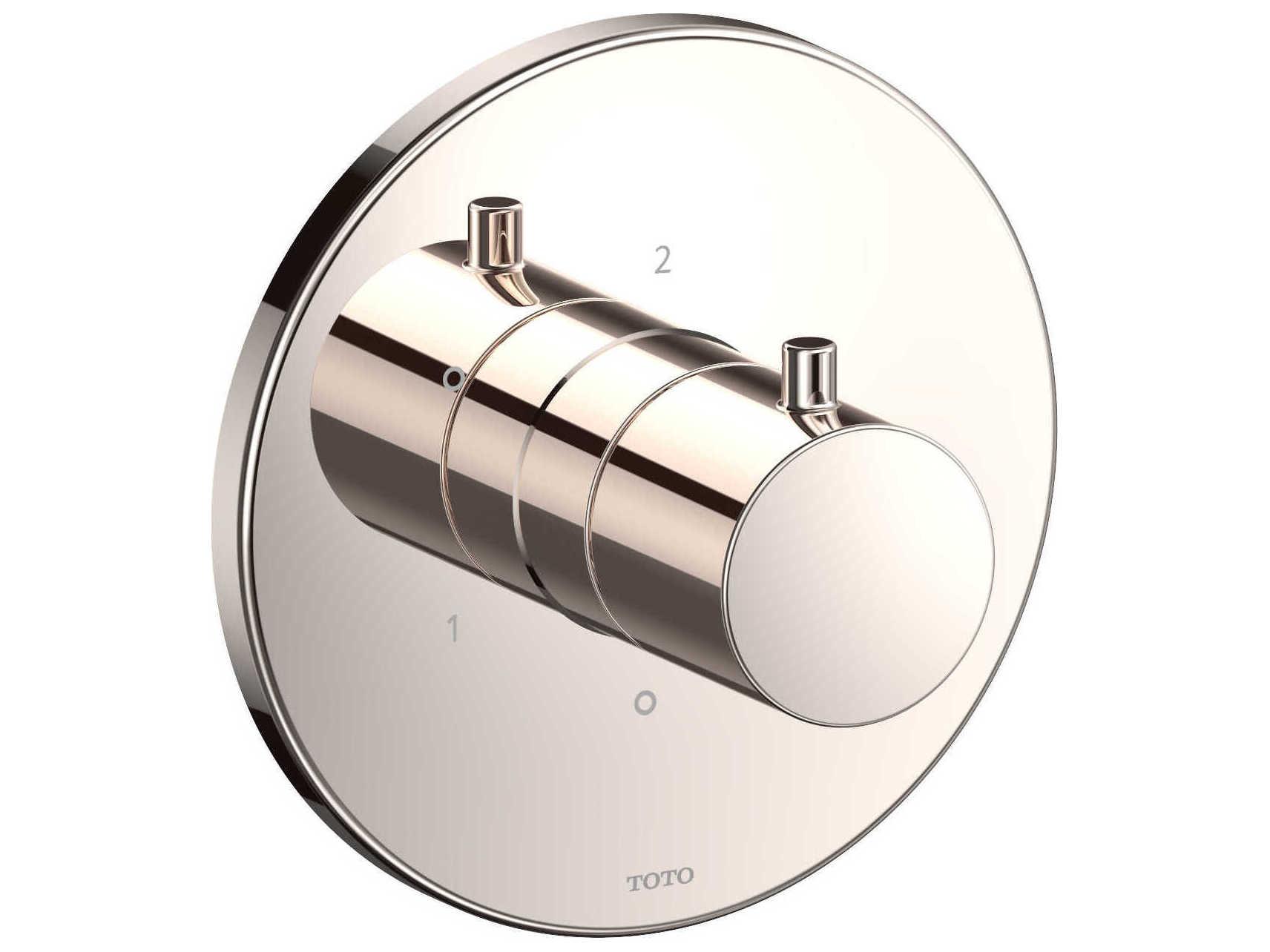 TOTO Round Three-Way Diverter Trim with Off